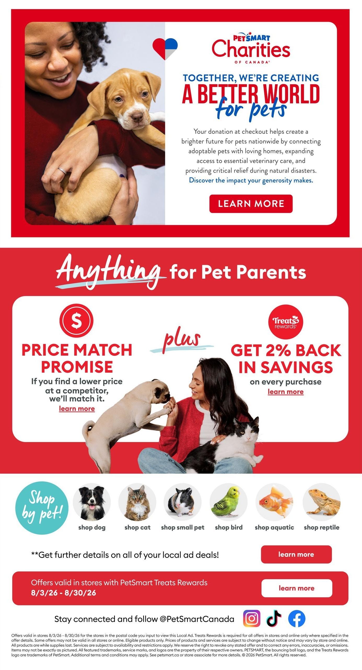 PetSmart Flyer August 3 to 9