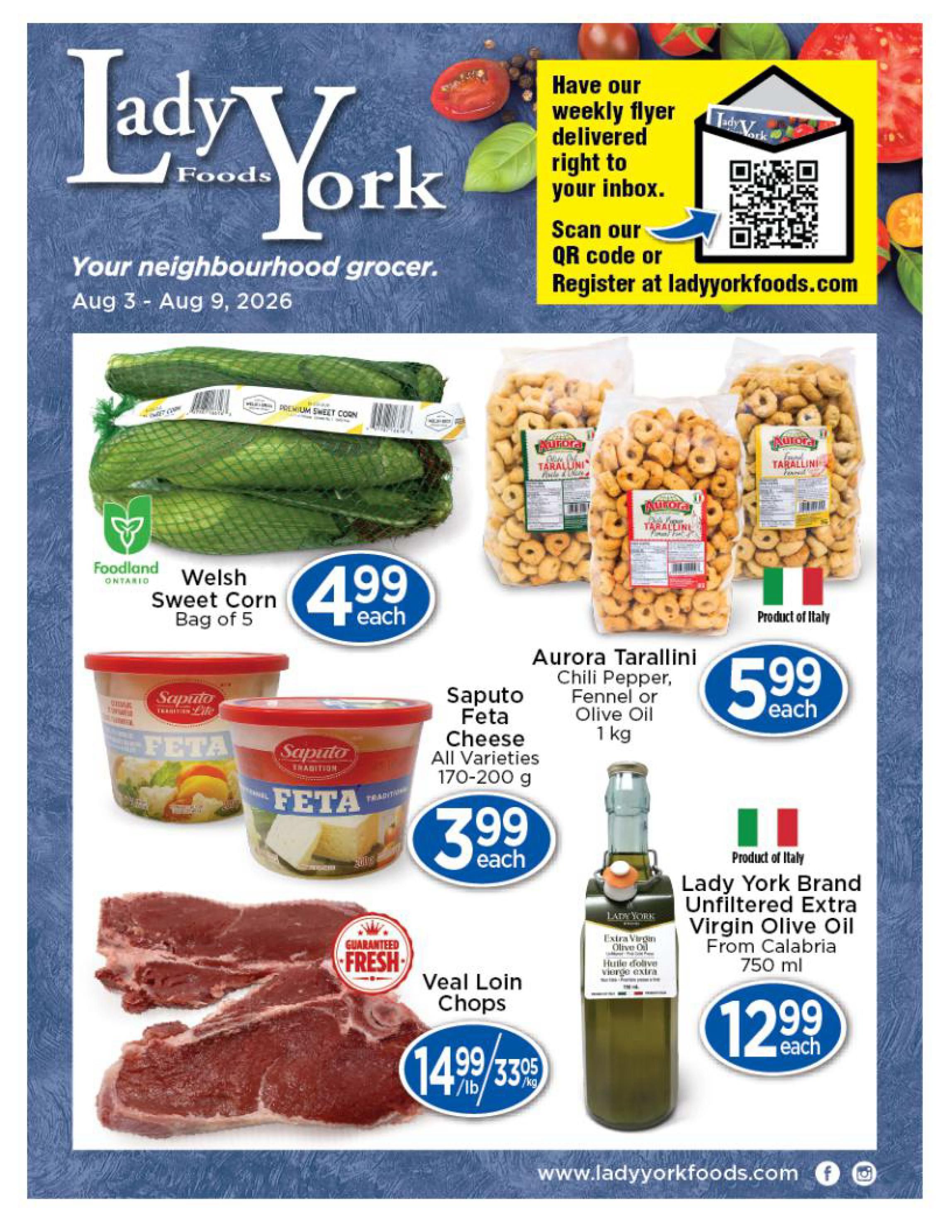 Lady York Foods Flyer August 3 to 9