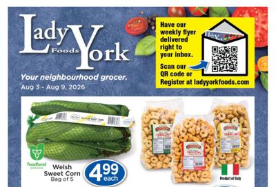 Lady York Foods Flyer August 3 to 9