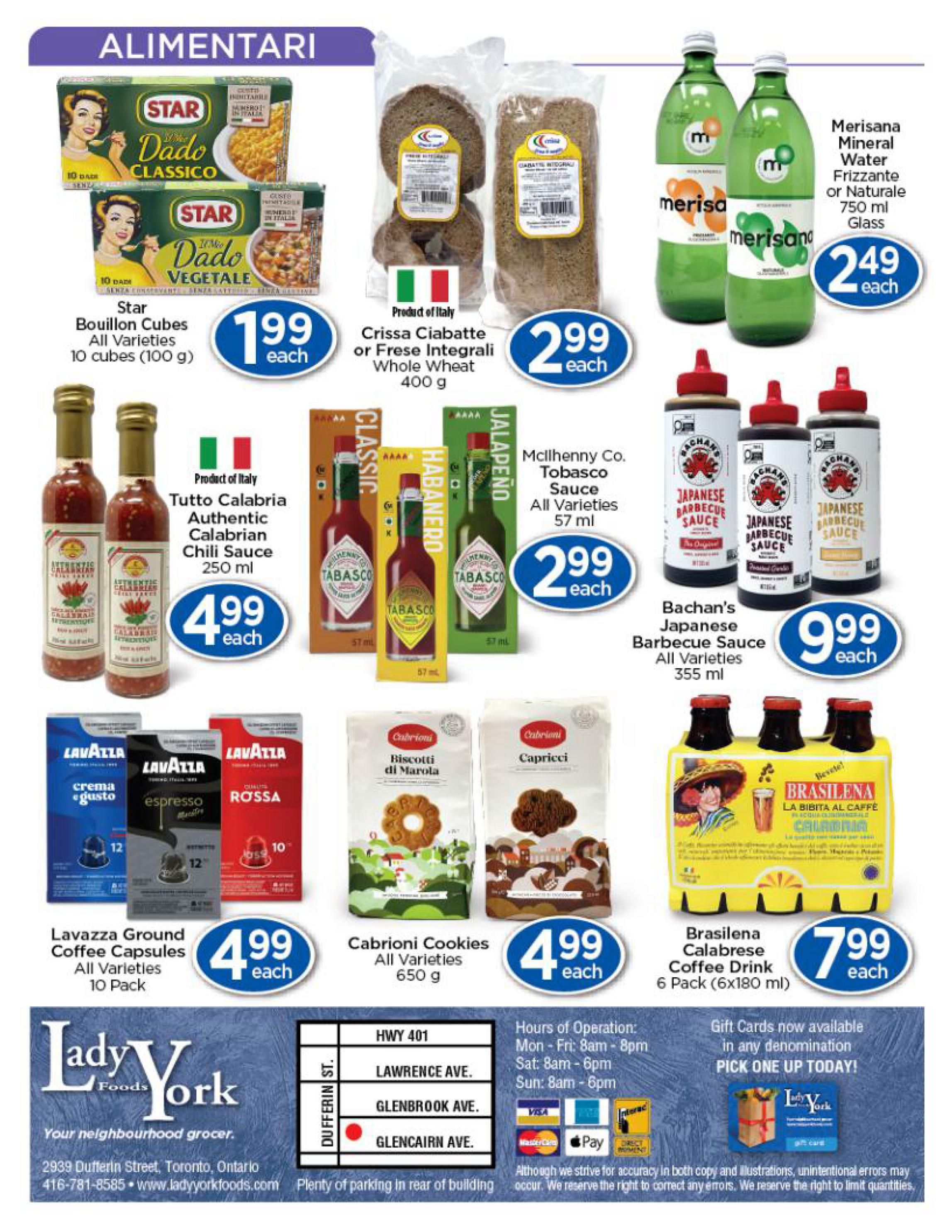 Lady York Foods Flyer August 3 to 9