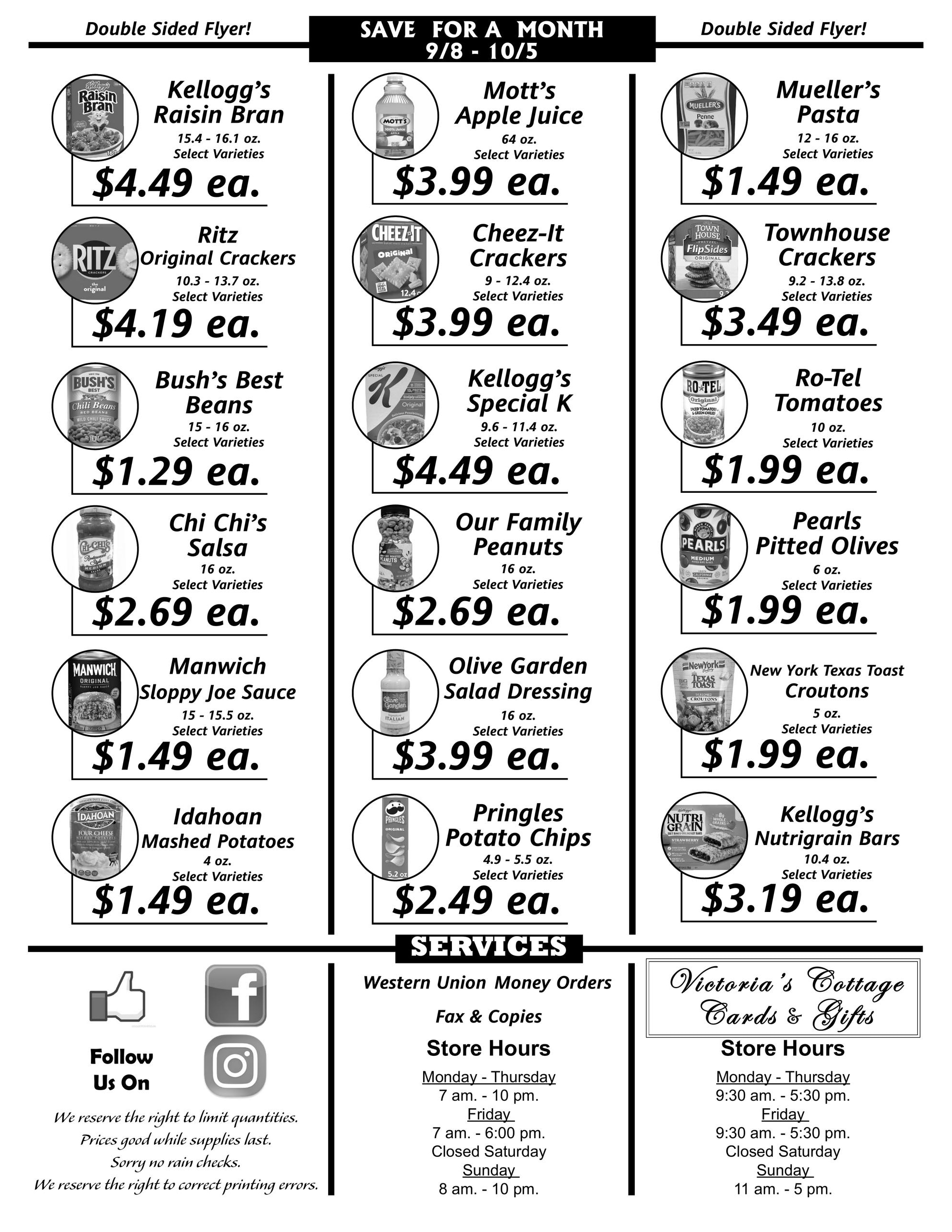 Apple Valley Natural Foods Weekly Ad September 29 - October 5, 2026