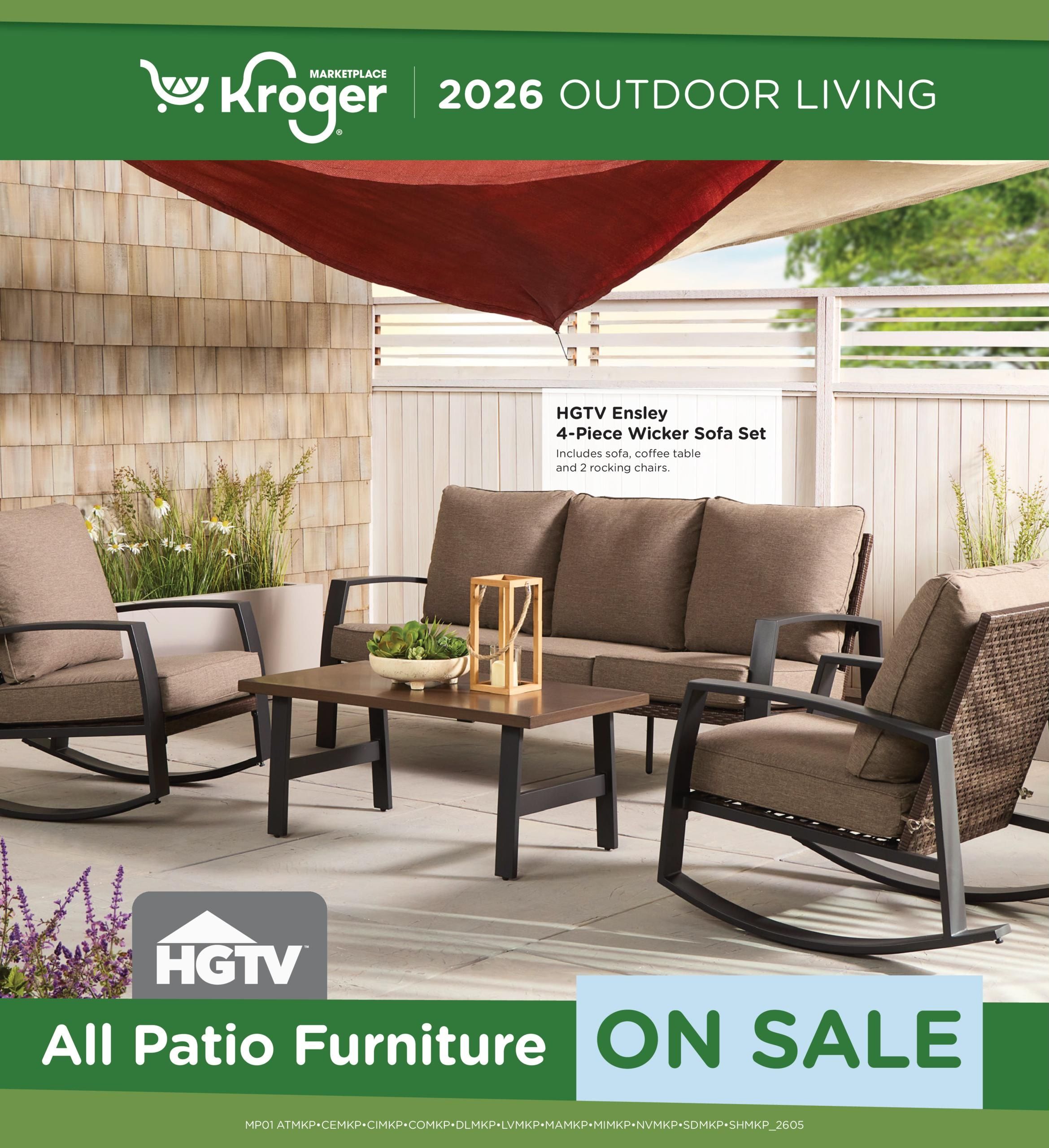 Kroger Outdoor Living Weekly Ad March 4 - September 8, 2026