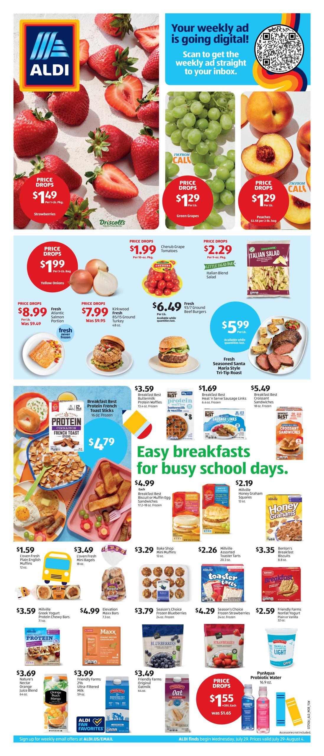 ALDI (Burbank–Glendale Area, CA) Weekly Ad July 29 - August 4, 2026