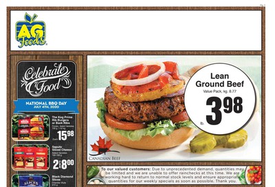 AG Foods Flyer June 28 to July 4