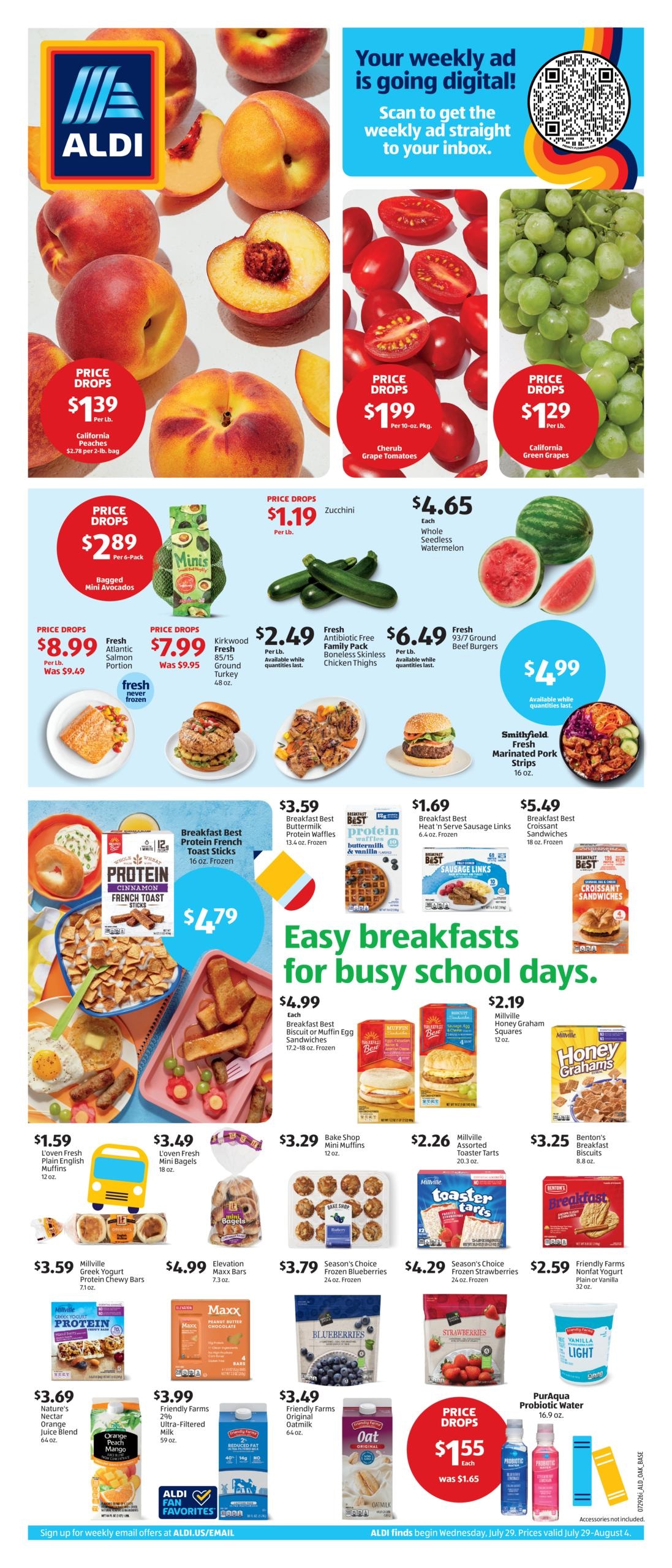 ALDI (IA, IL, WI) Weekly Ad July 29 - August 4, 2026