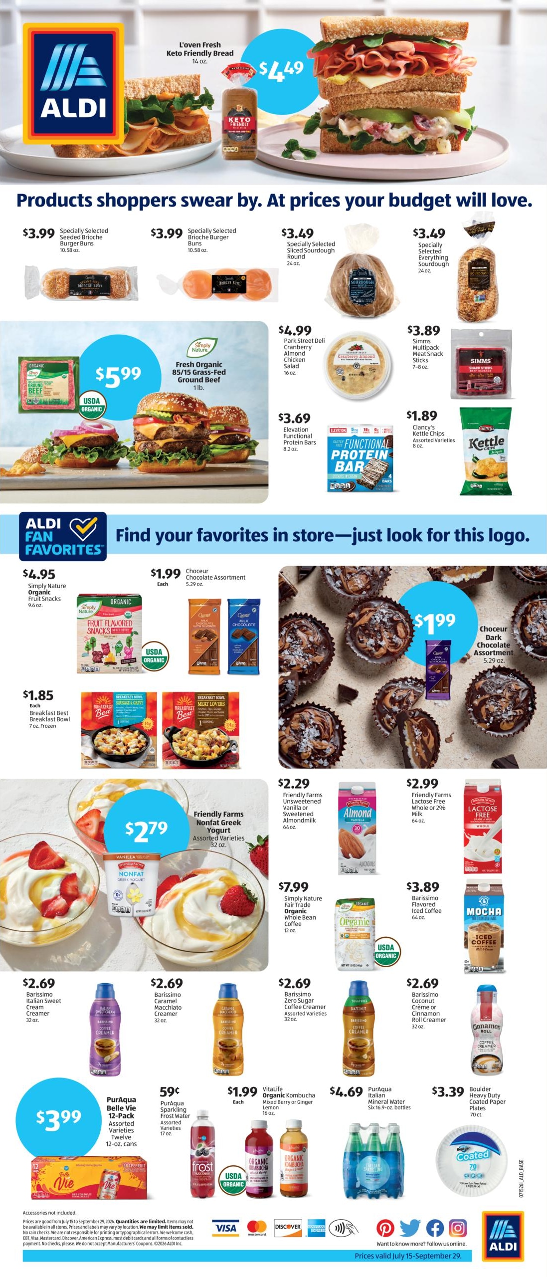 ALDI (IA, IL, WI) Weekly Ad July 29 - August 4, 2026