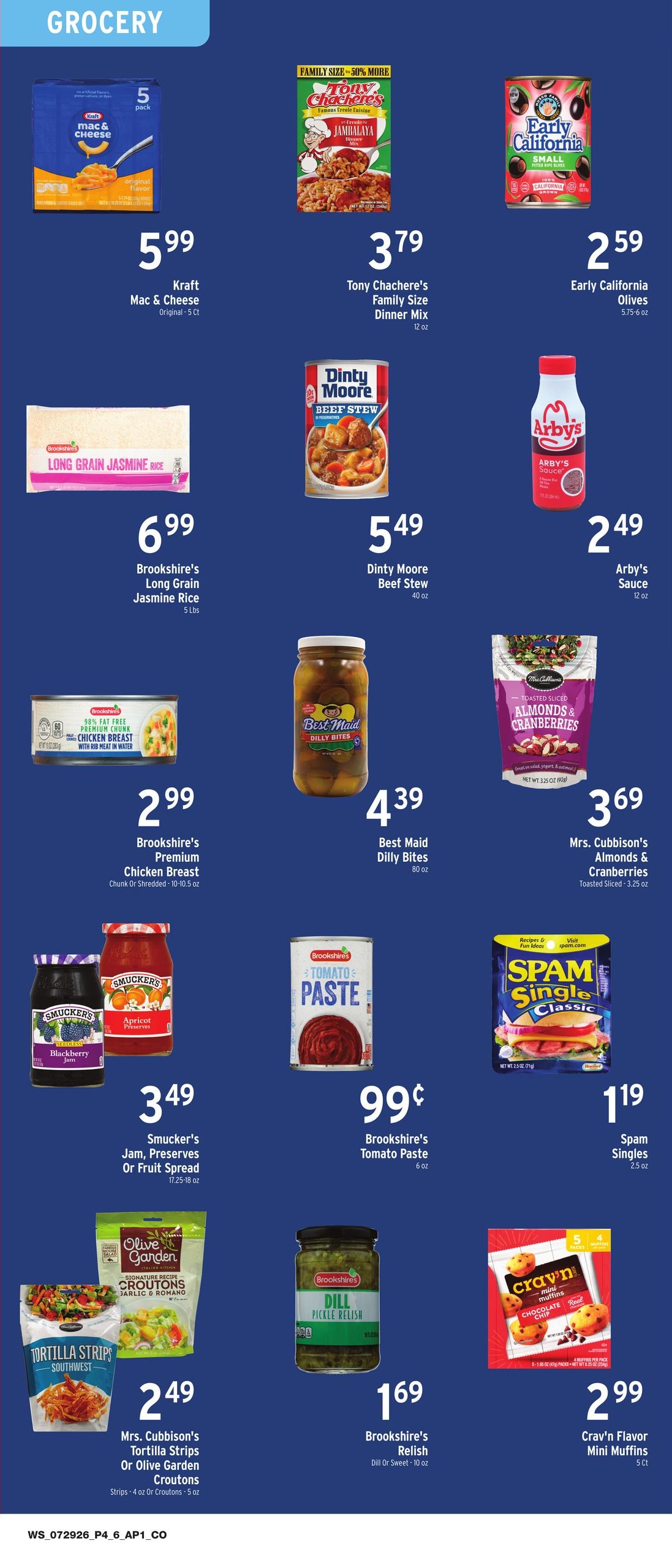 Brookshire's (LA, TX) Websaver Weekly Ad July 29 - August 4, 2026
