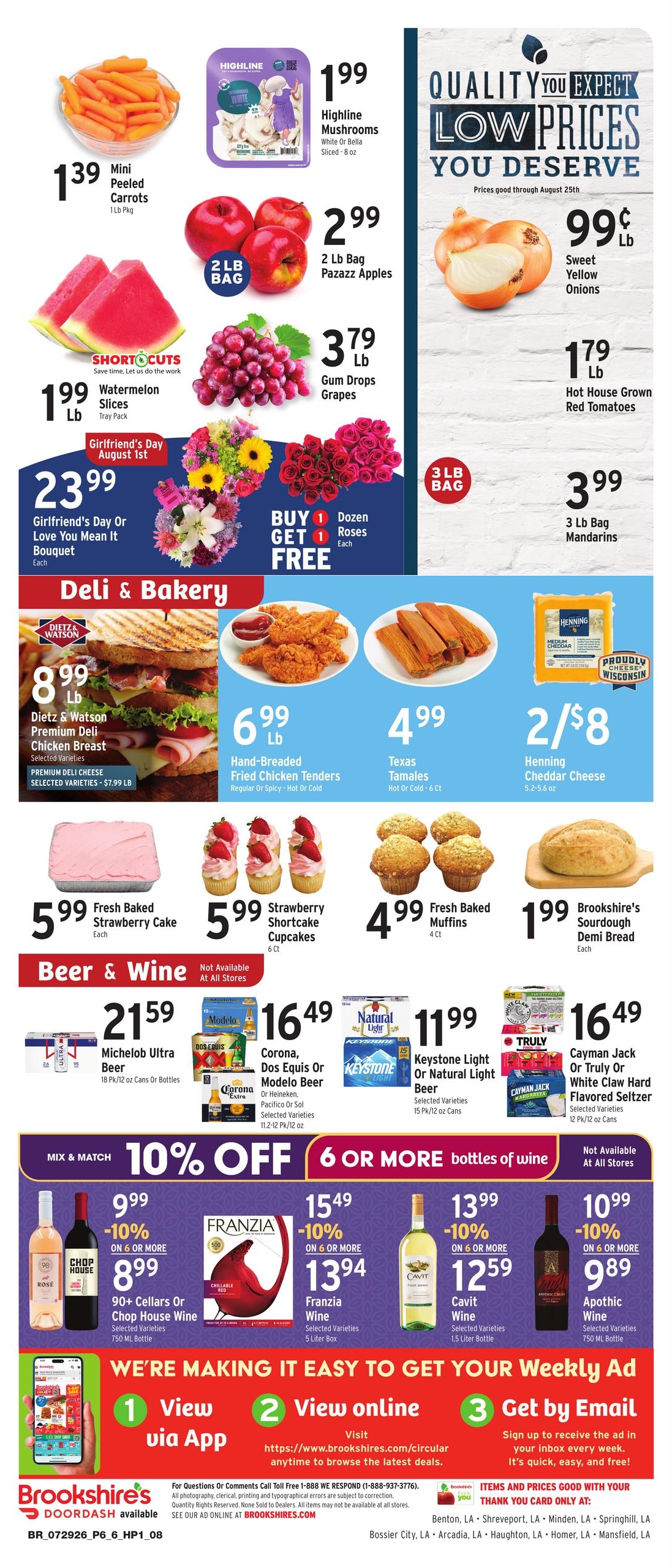 Brookshire's Weekly Ad July 29 - August 4, 2026