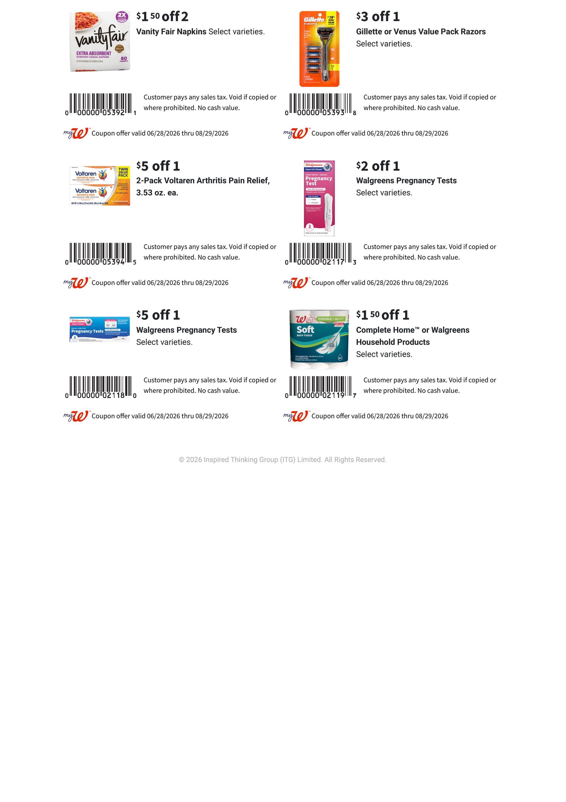 Walgreens August Savings Book Weekly Ad August 2 - 29, 2026