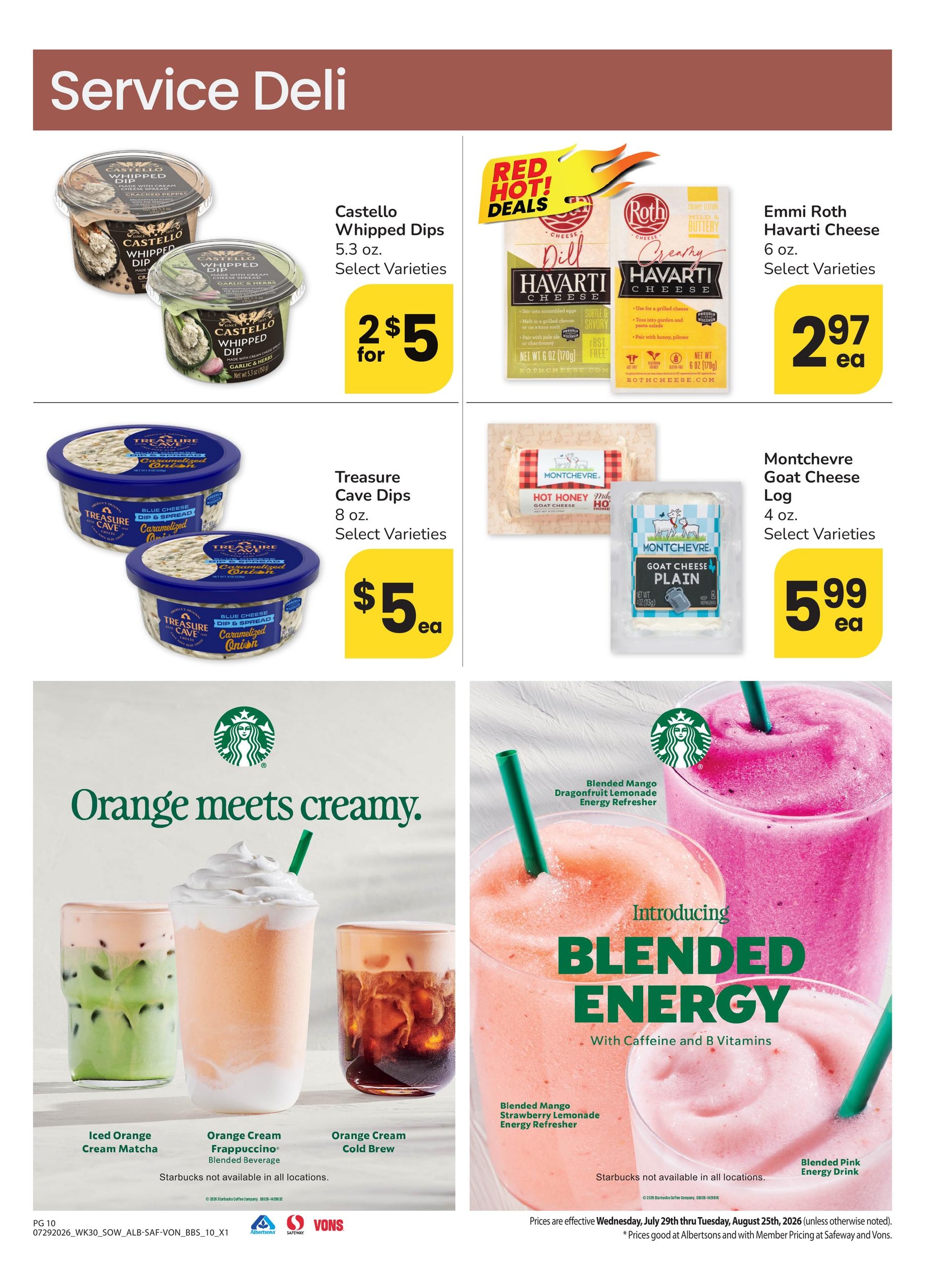 Safeway (AZ, NM, NV) Big Book of Savings Weekly Ad July 29 - August 25, 2026