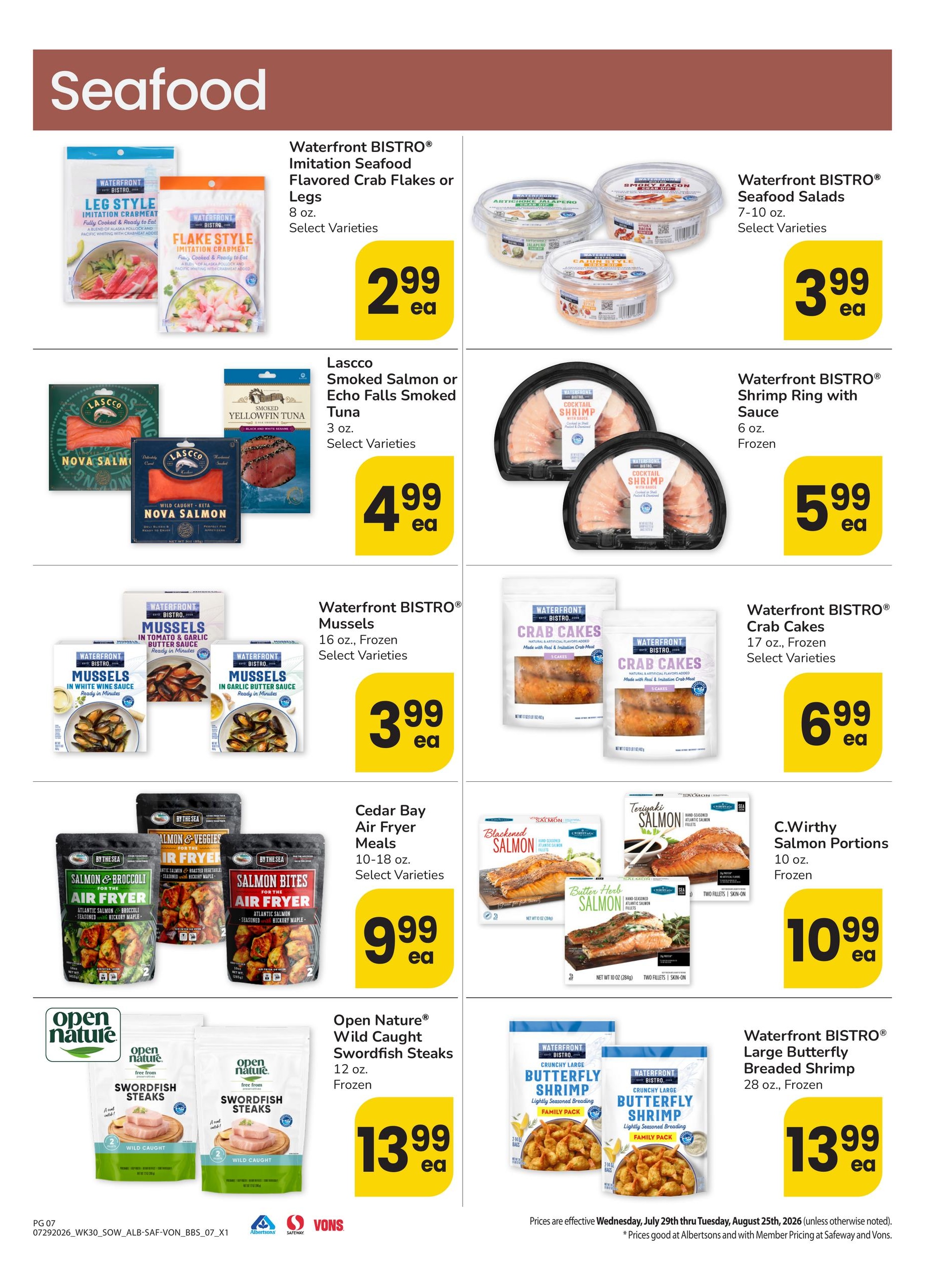 Safeway (AZ, NM, NV) Big Book of Savings Weekly Ad July 29 - August 25, 2026