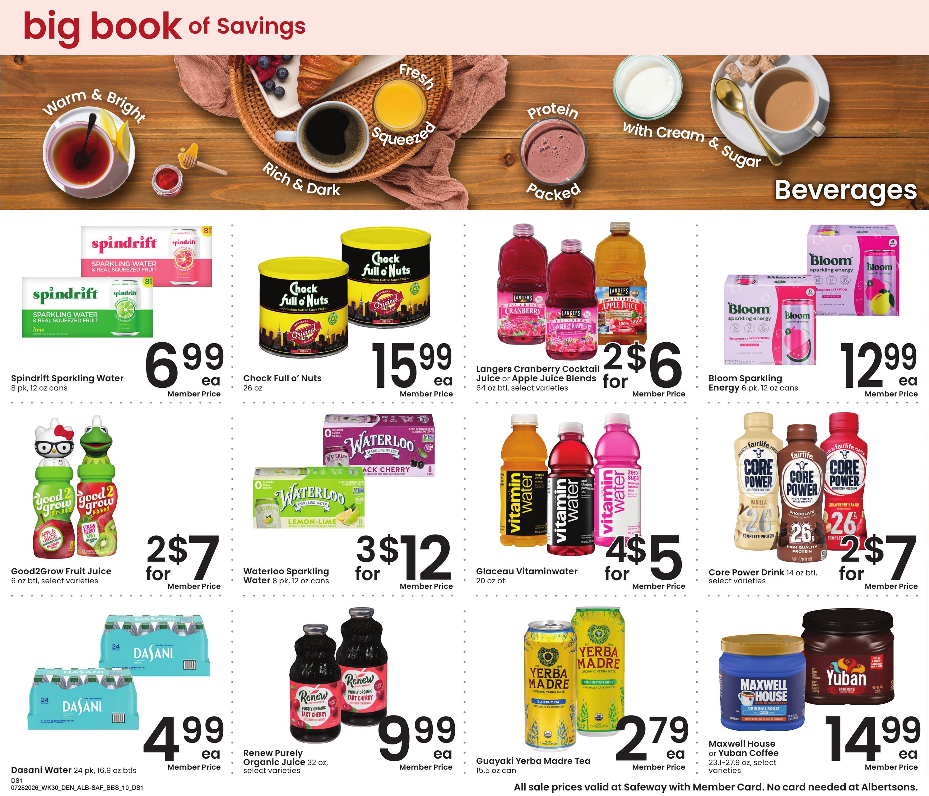 Safeway (CO, KS, NE, NM, SD, WY) Big Book of Savings Weekly Ad July 28 - August 24, 2026