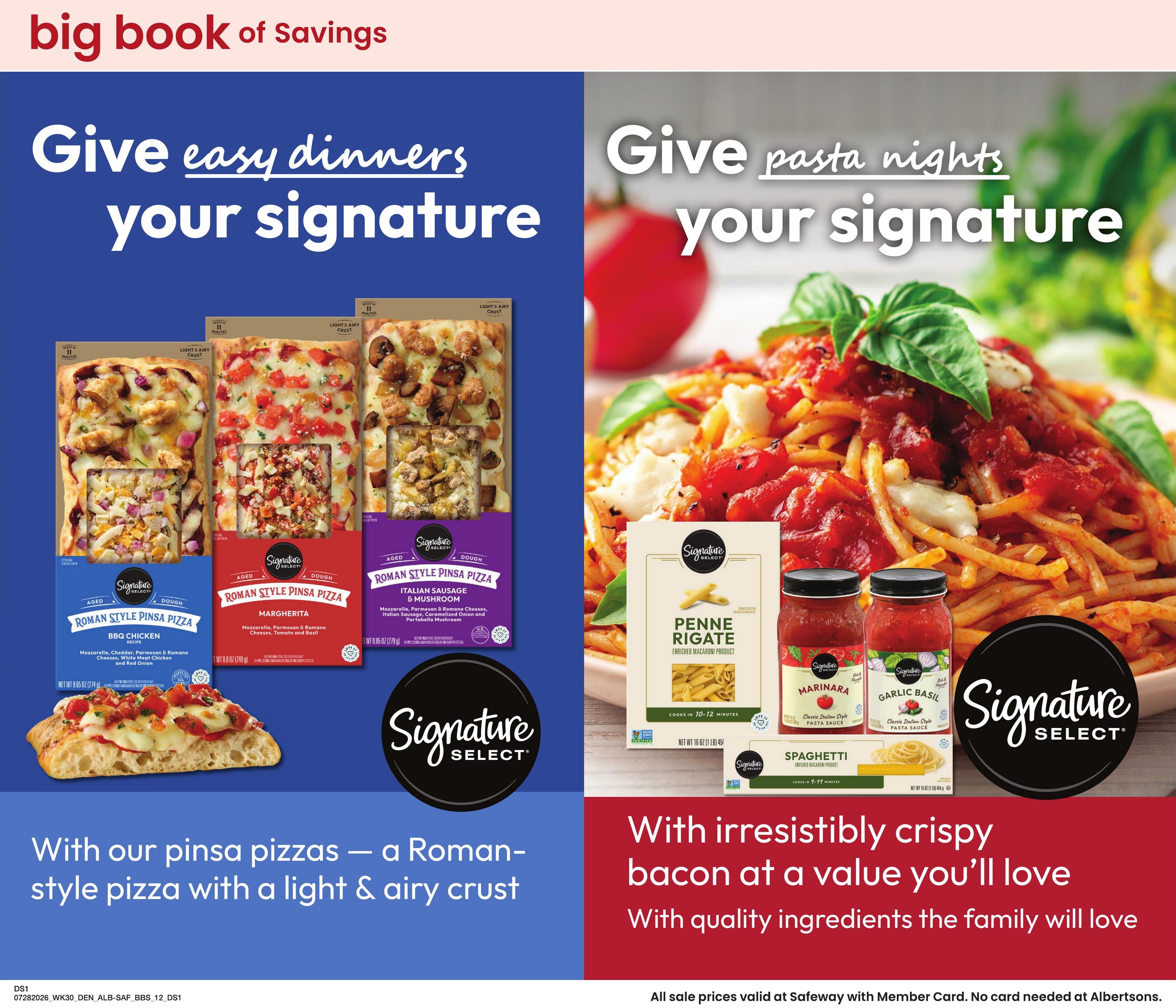Safeway (CO, KS, NE, SD, WY) Big Book of Savings Weekly Ad July 28 - August 24, 2026