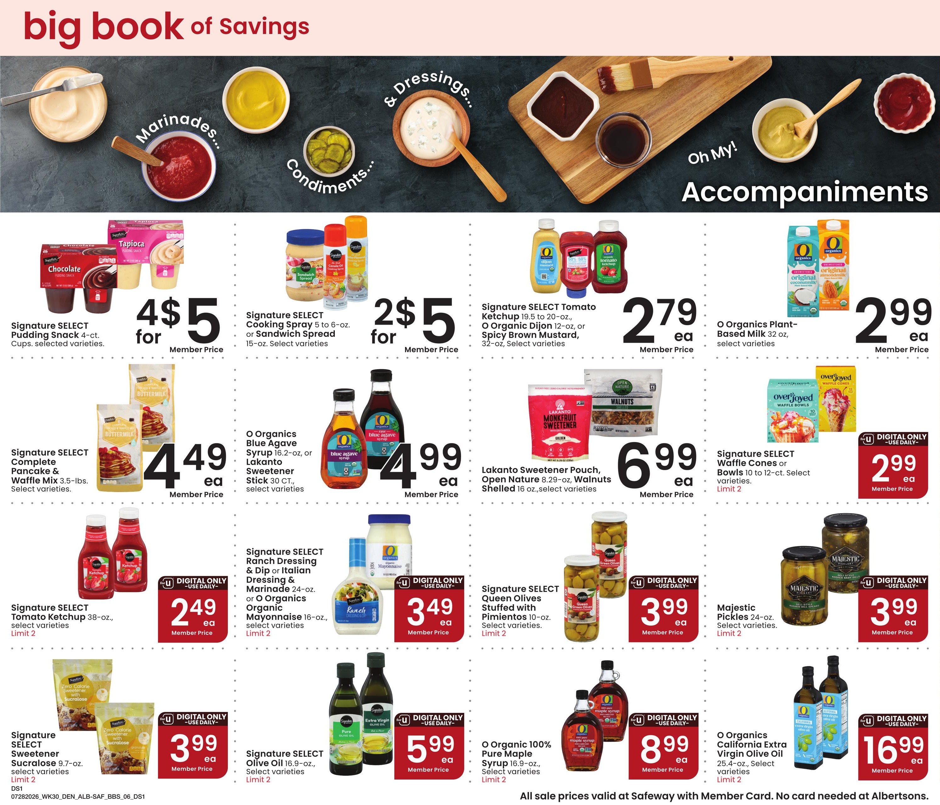 Safeway (CO, KS, NE, NM, SD, WY) Big Book of Savings Weekly Ad July 28 - August 24, 2026