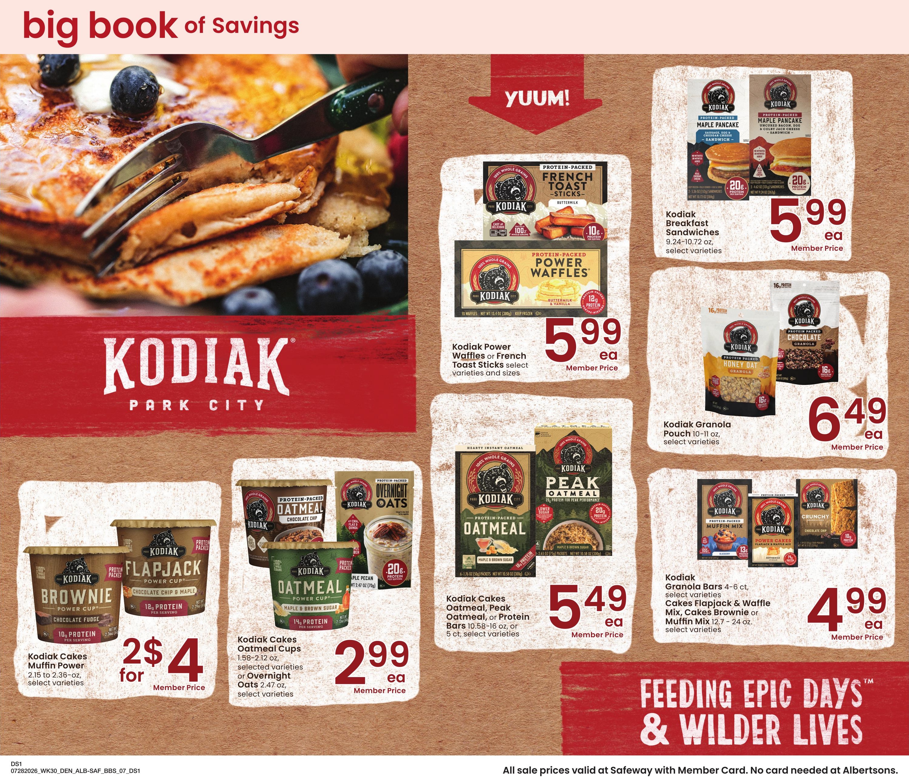 Safeway (CO, KS, NE, NM, SD, WY) Big Book of Savings Weekly Ad July 28 - August 24, 2026