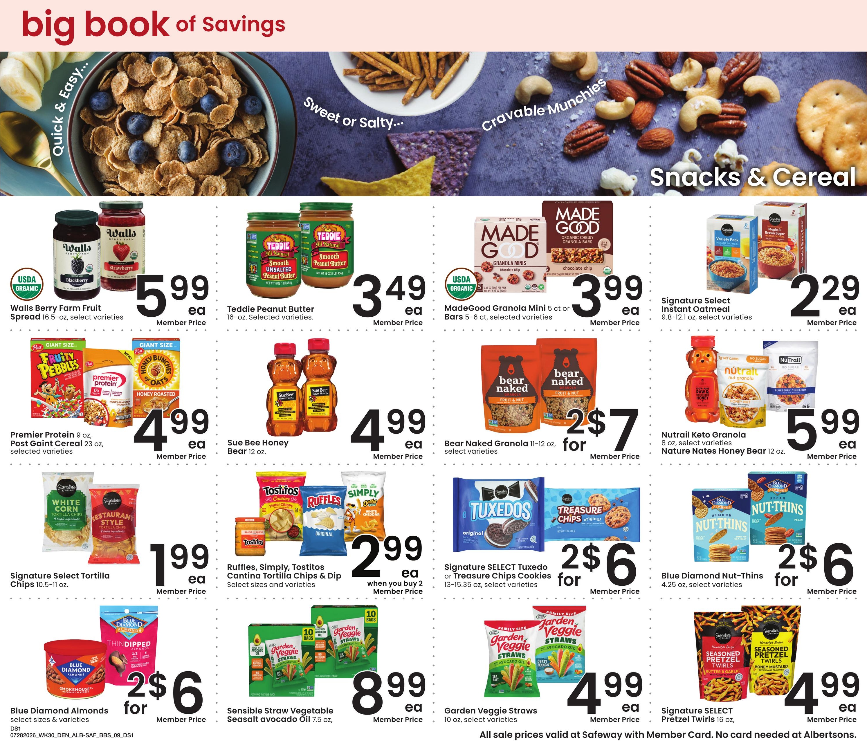 Safeway (CO, KS, NE, NM, SD, WY) Big Book of Savings Weekly Ad July 28 - August 24, 2026