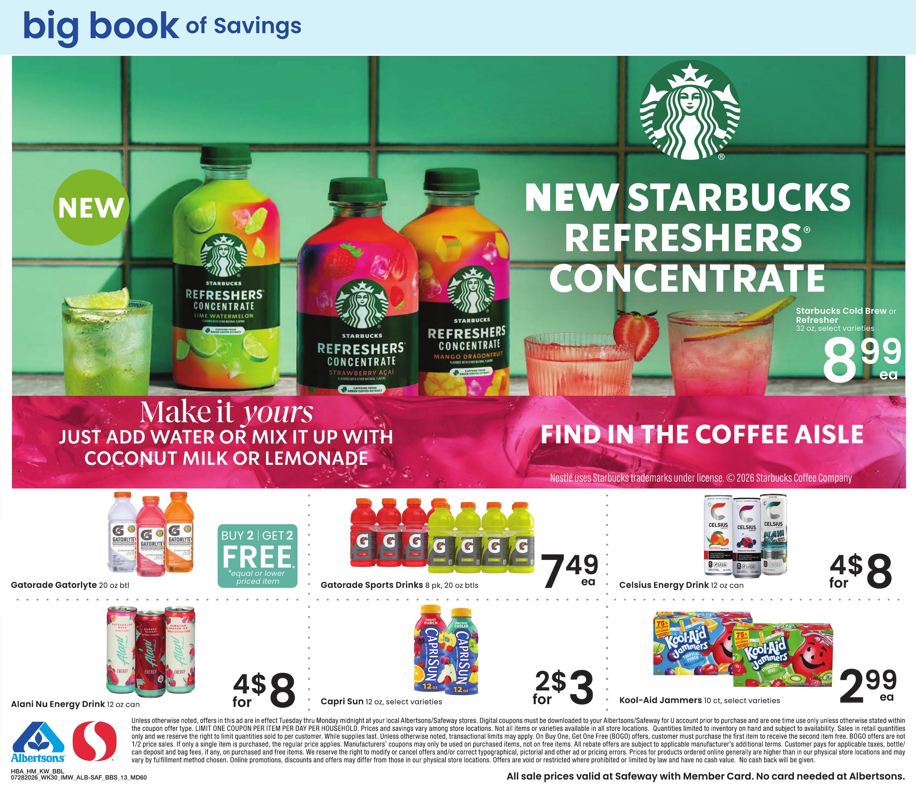 Safeway (MT) Big Book of Savings Weekly Ad July 28 - August 24, 2026