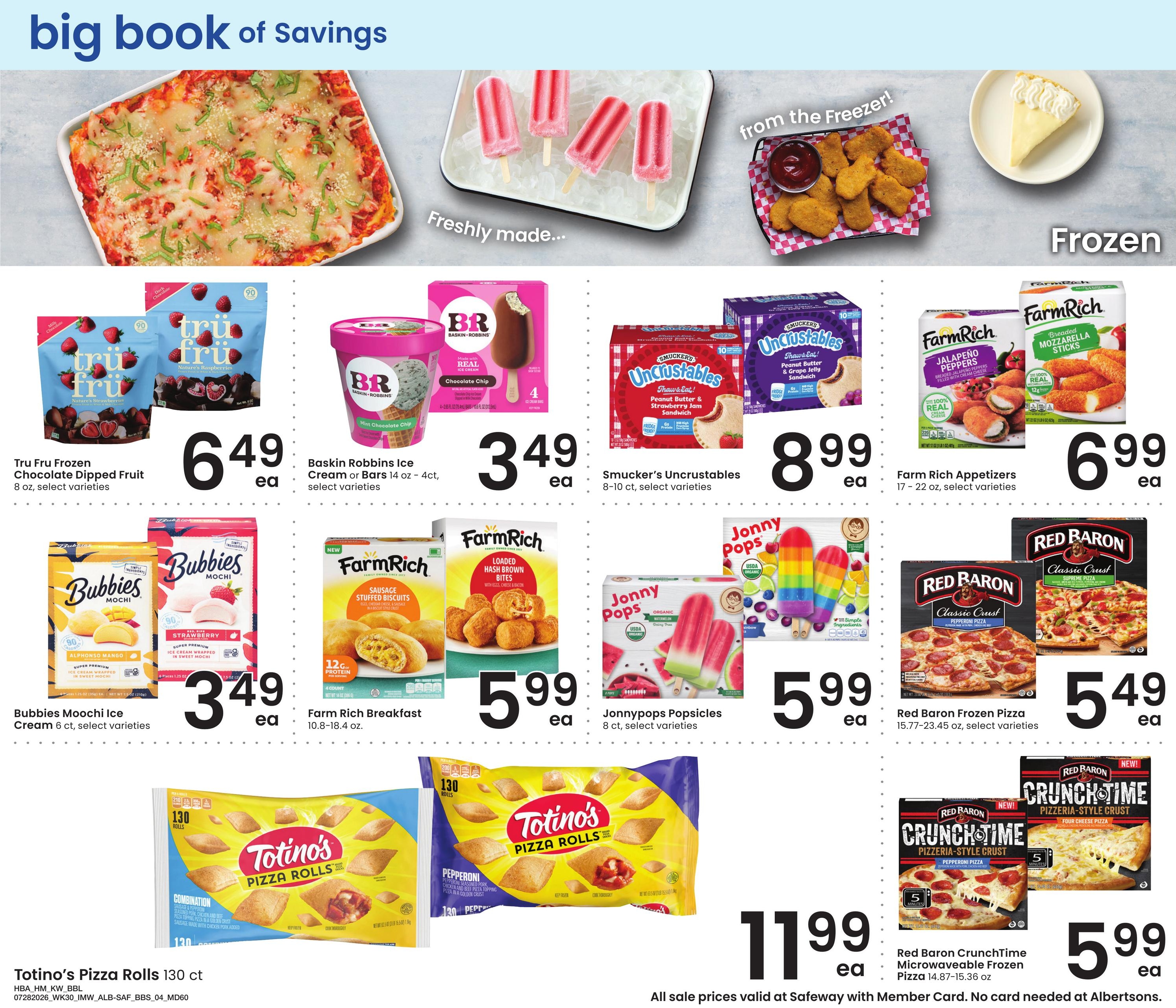 Safeway (MT) Big Book of Savings Weekly Ad July 28 - August 24, 2026