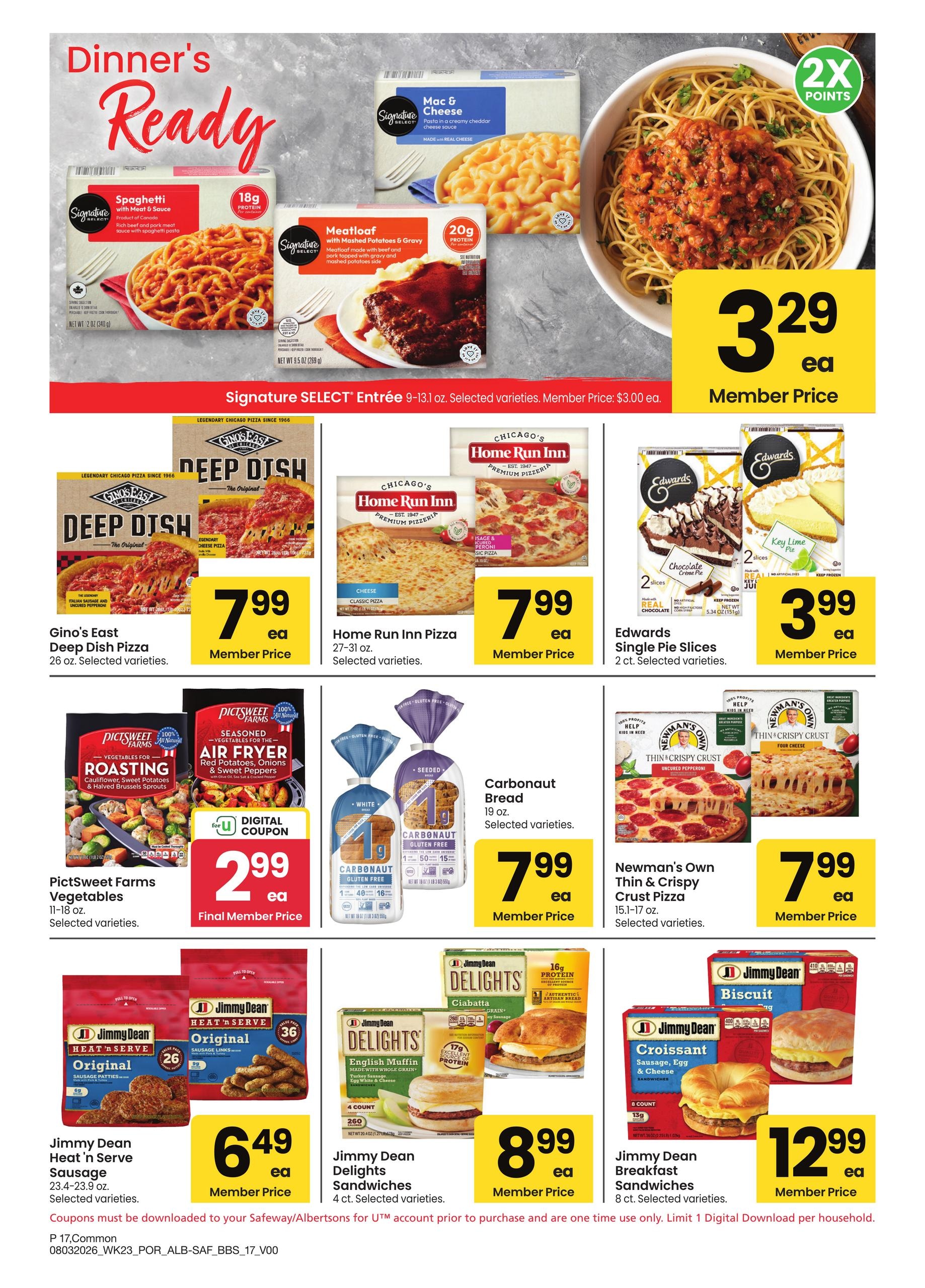 Safeway (OR, WA) Big Book of Savings Weekly Ad August 3 - 30, 2026