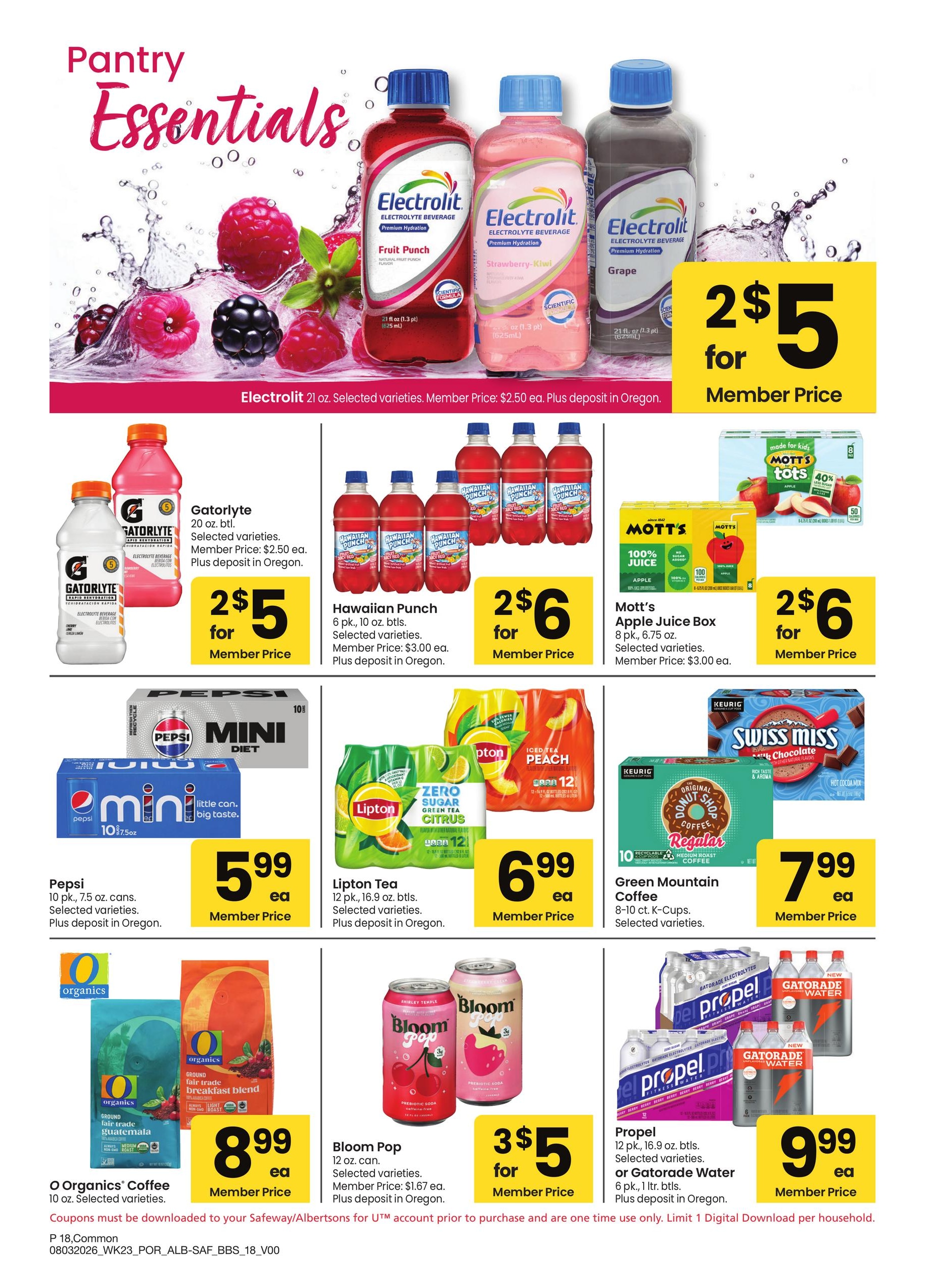 Safeway (OR, WA) Big Book of Savings Weekly Ad August 3 - 30, 2026
