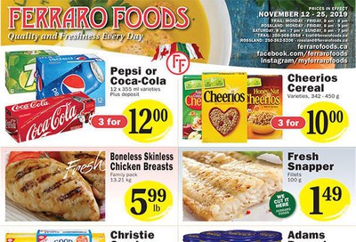 Ferraro Foods Flyer November 12 to 25