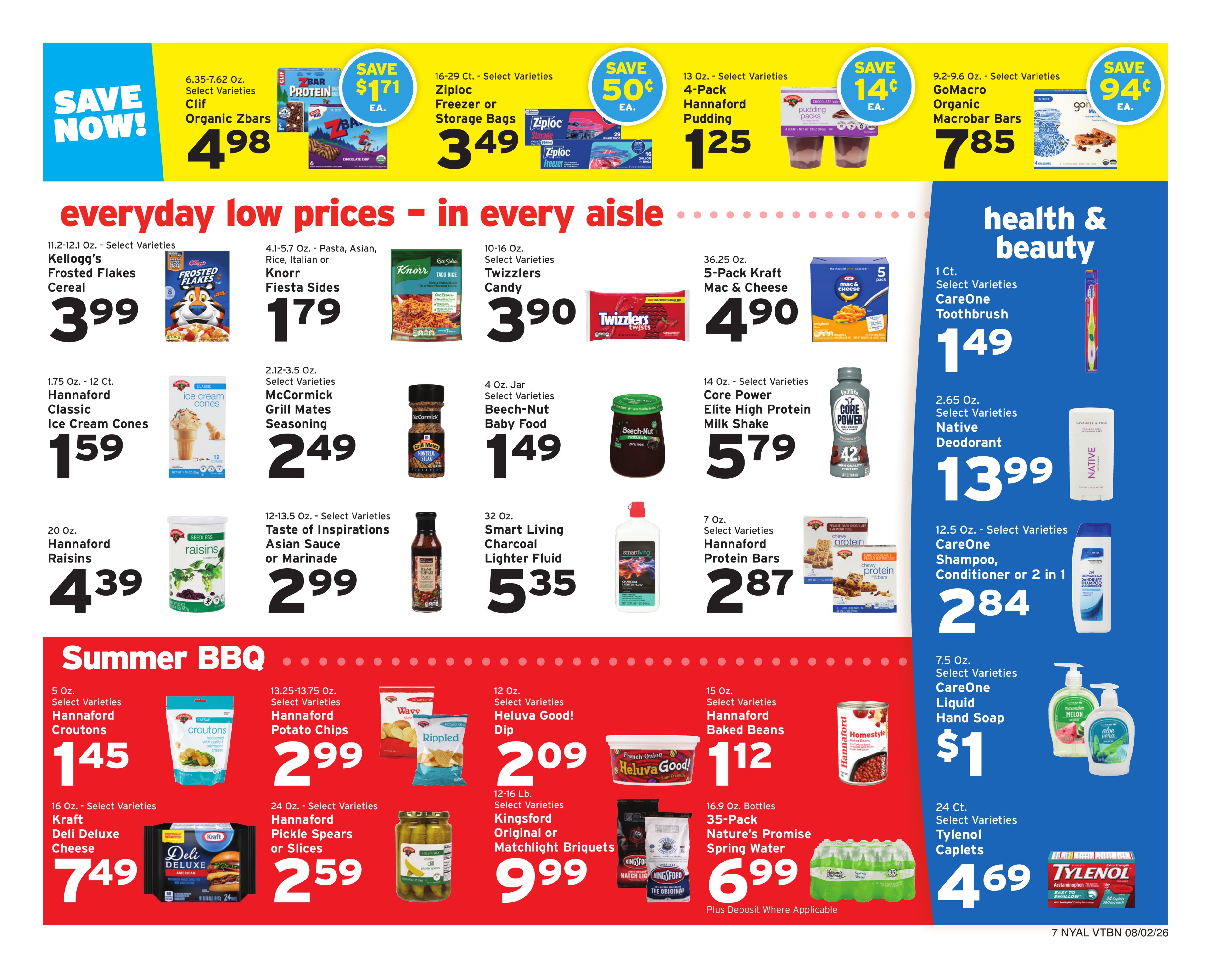 Hannaford Weekly Ad August 2 - 8, 2026