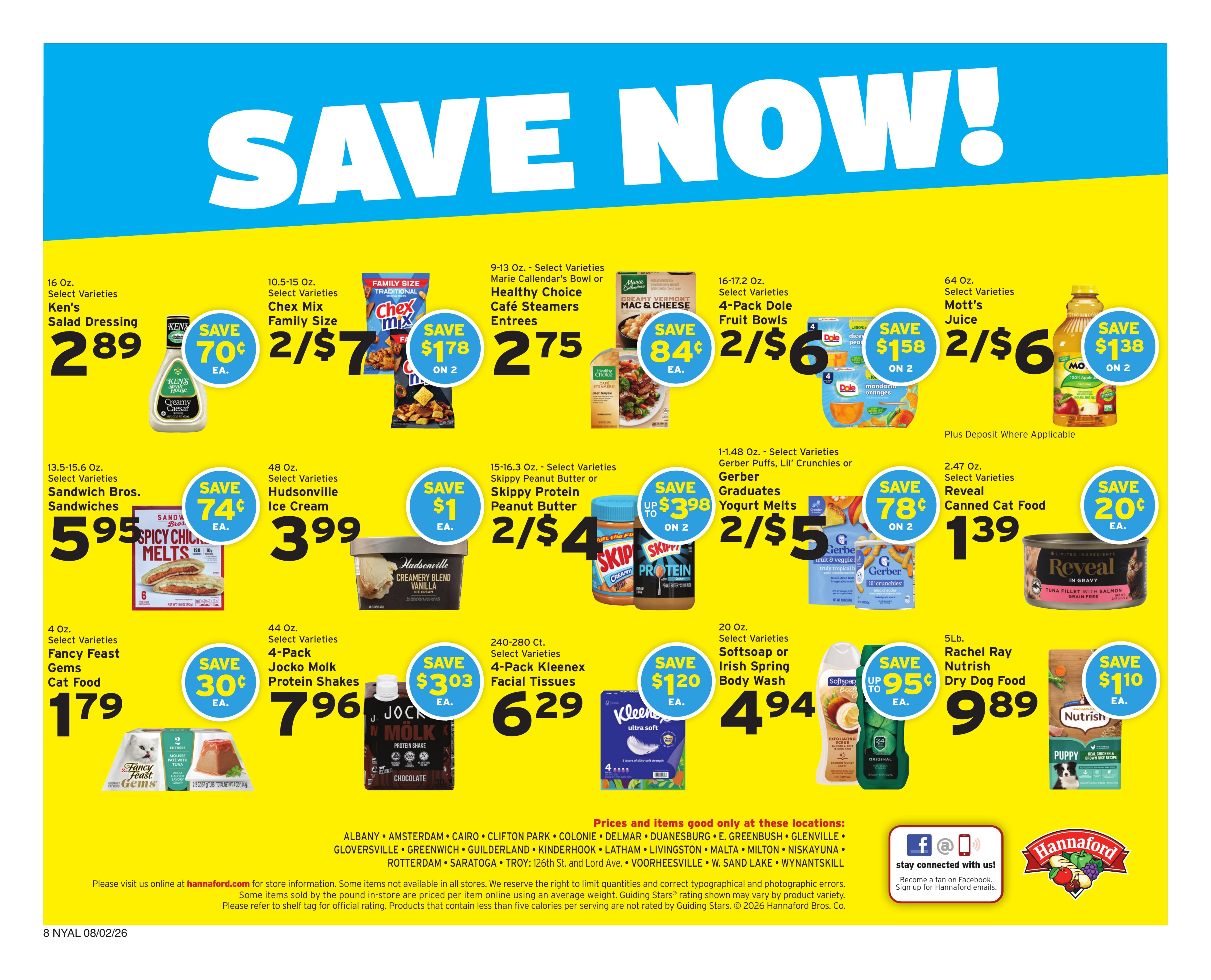 Hannaford Weekly Ad August 2 - 8, 2026