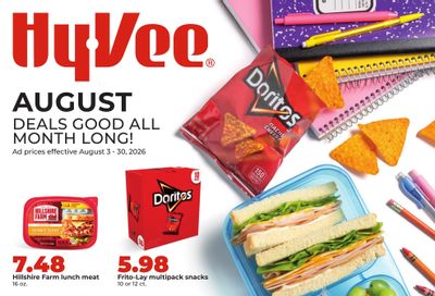 Hy-Vee (IA, IL, KS, MN, MO, NE, SD) Weekly Ad August 3 - 30, 2026