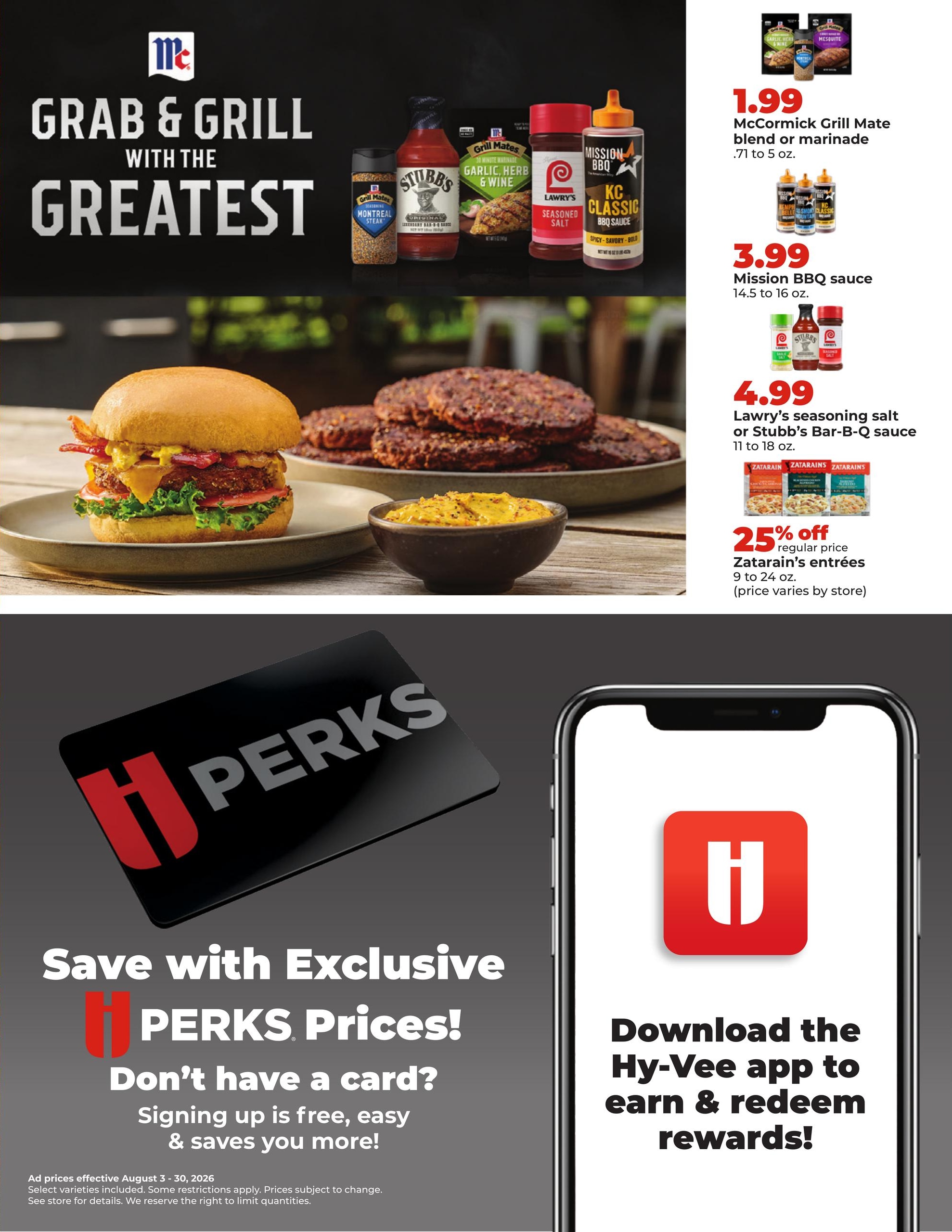 Hy-Vee (IA, IL, KS, MN, MO, NE, SD) Weekly Ad August 3 - 30, 2026