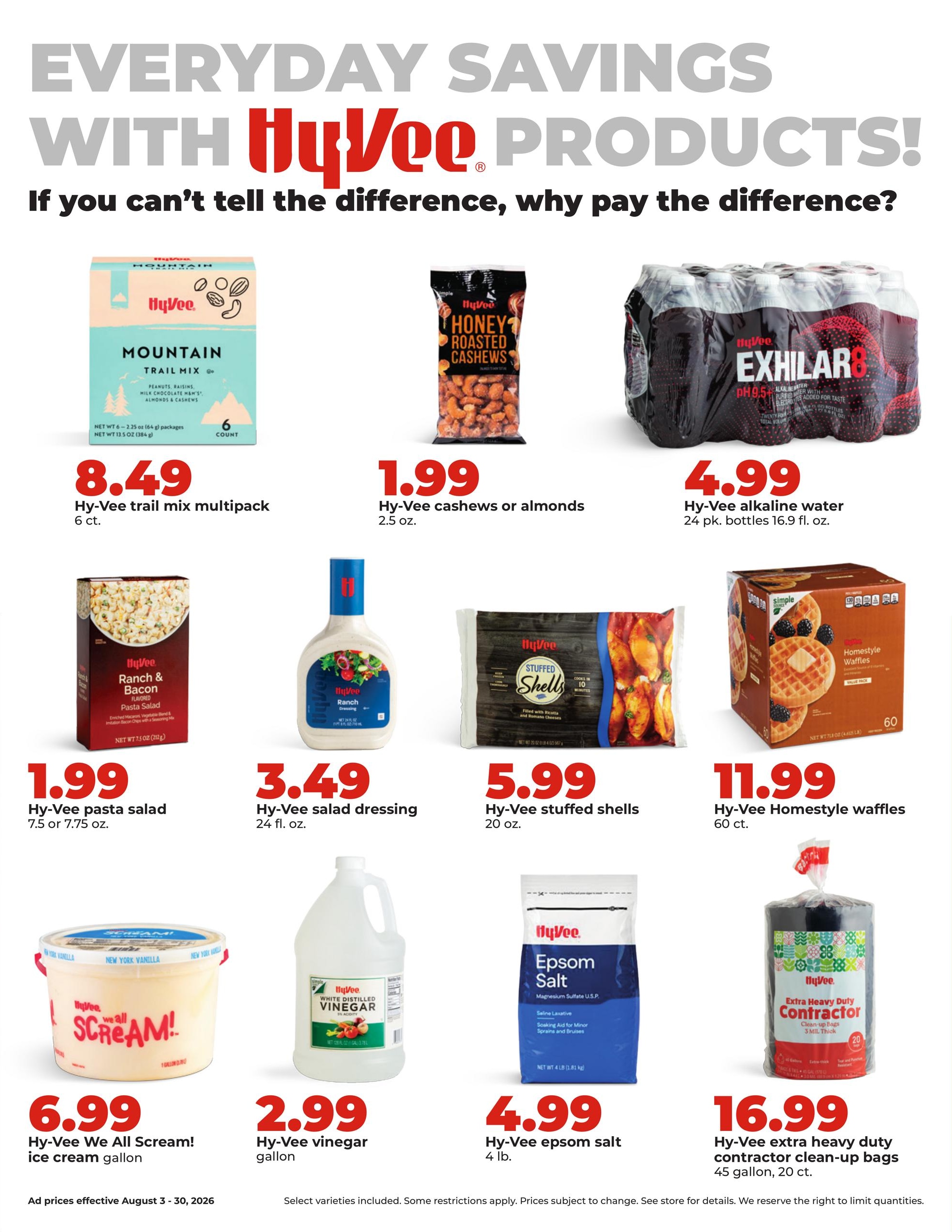 Hy-Vee (IA, IL, KS, MN, MO, NE, SD) Weekly Ad August 3 - 30, 2026