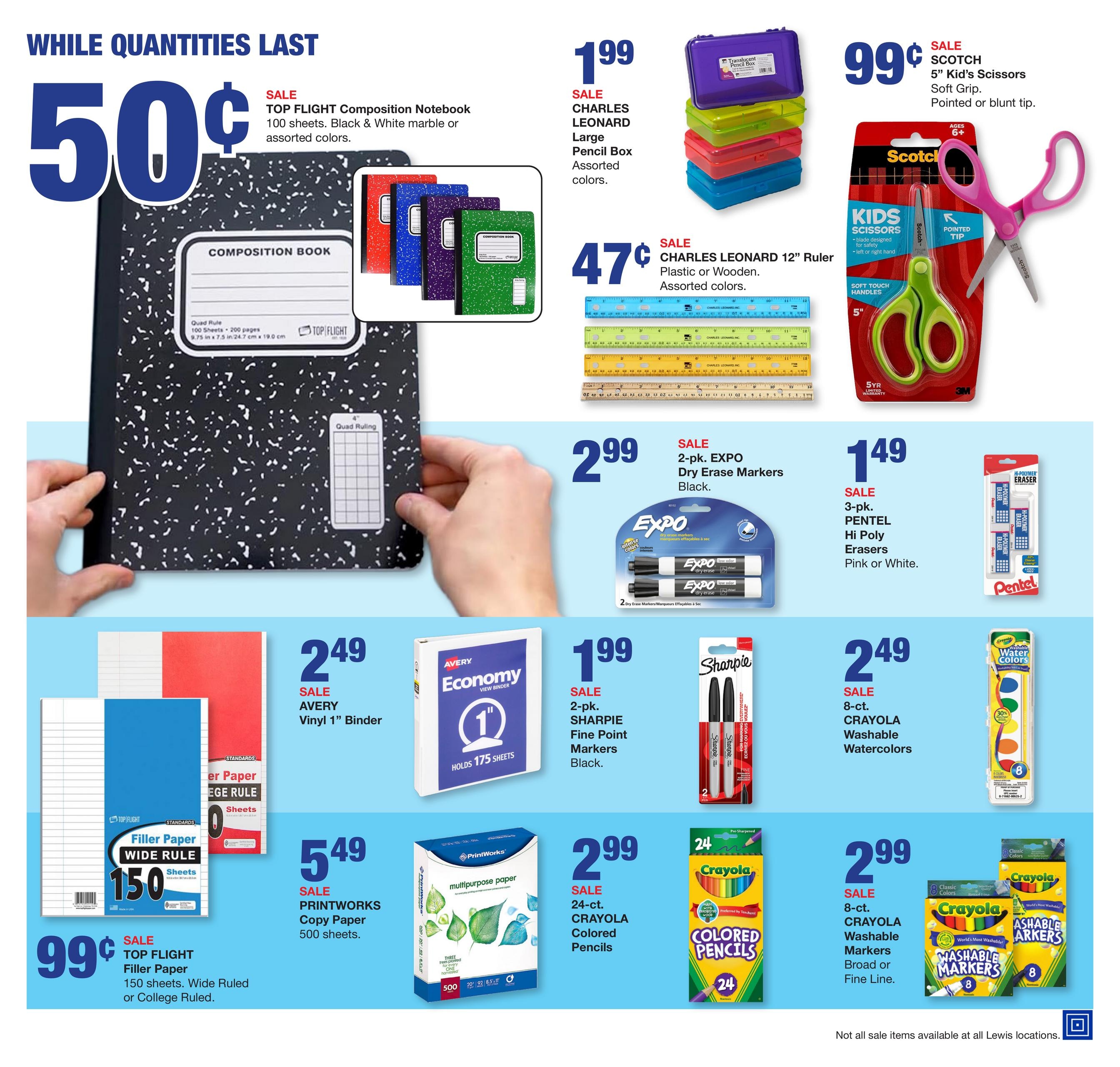 Lewis Drug Back To School Weekly Ad August 1 - 29, 2026