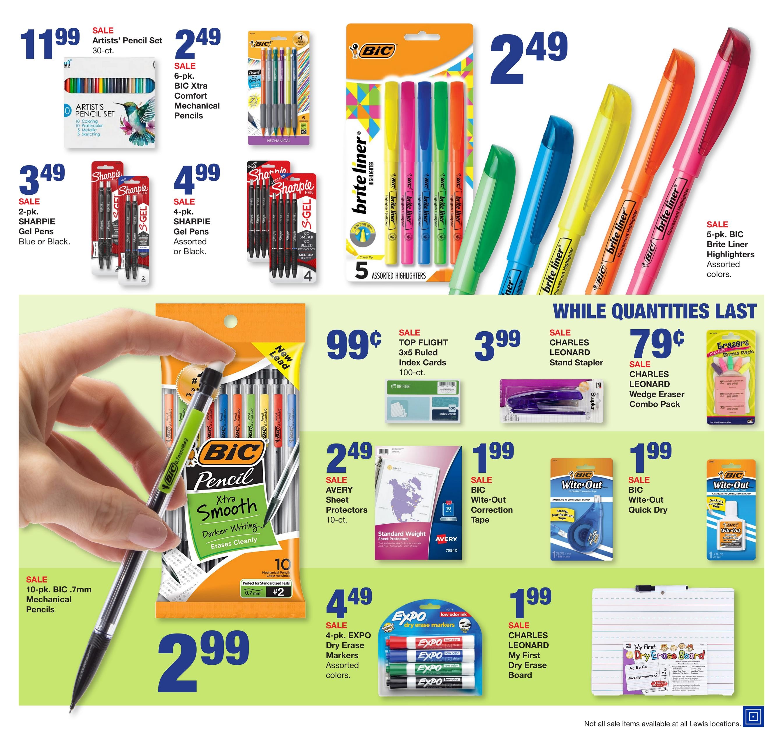 Lewis Drug Back To School Weekly Ad August 1 - 29, 2026