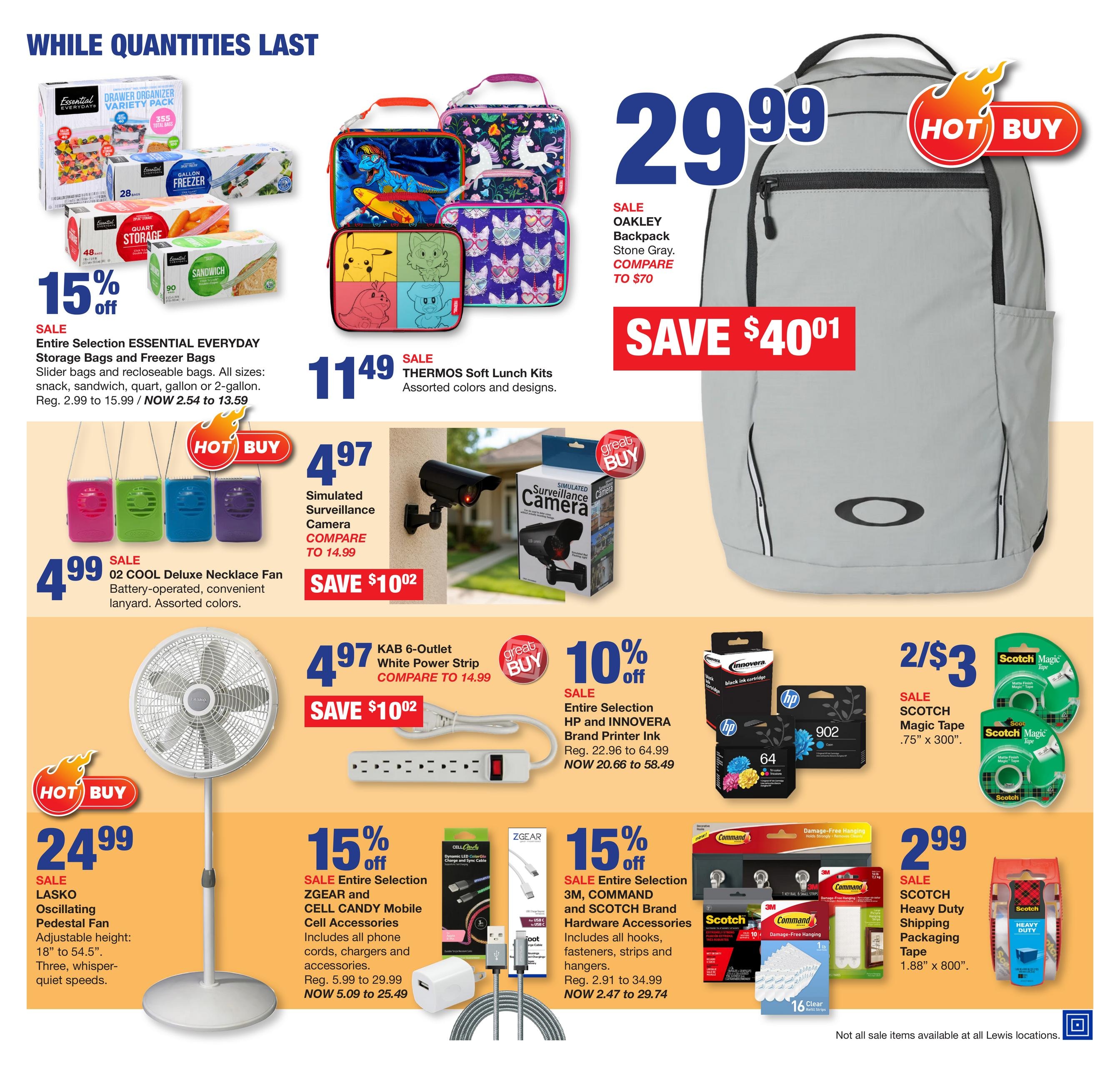 Lewis Drug Back To School Weekly Ad August 1 - 29, 2026