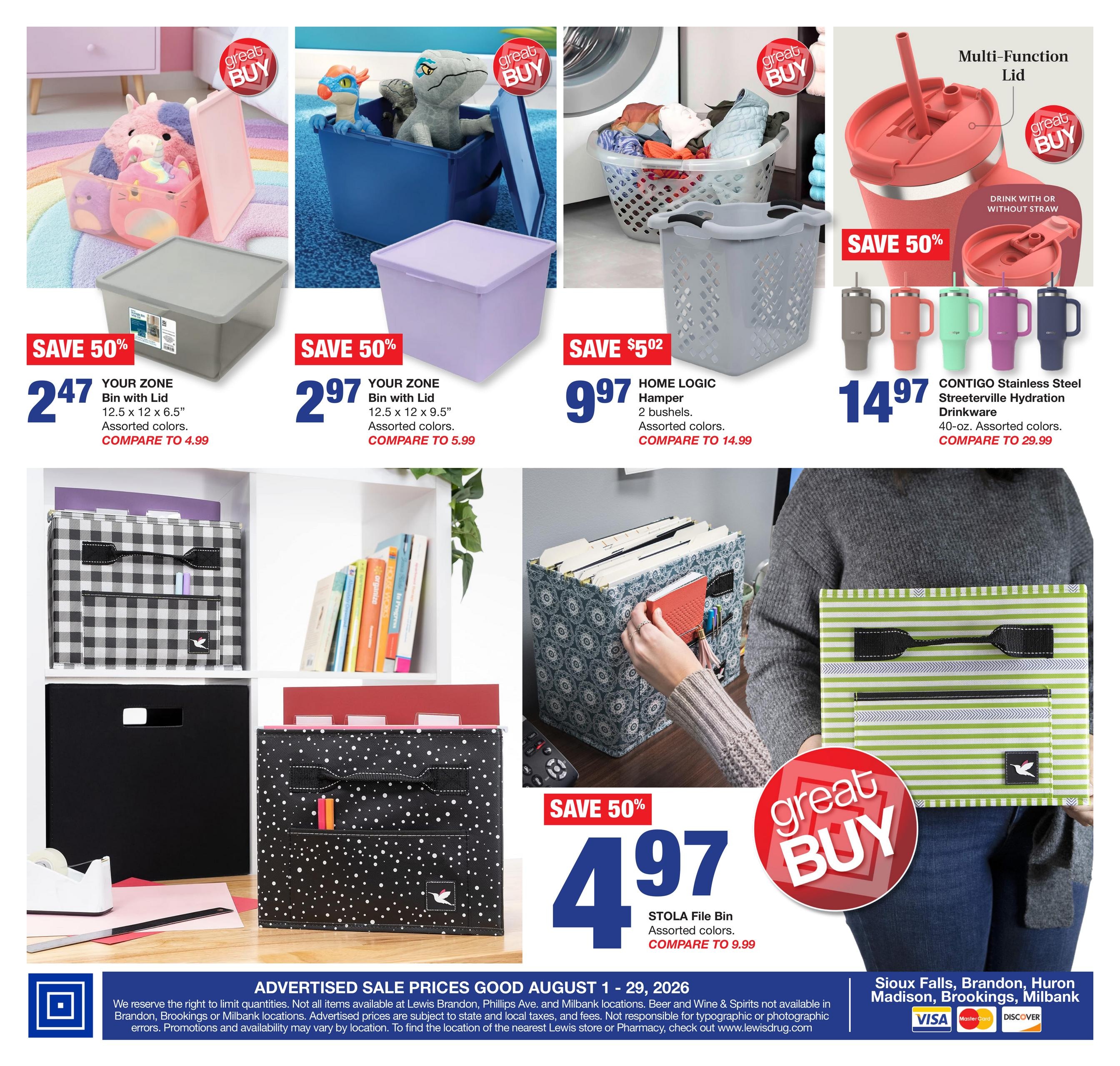 Lewis Drug Back To School Weekly Ad August 1 - 29, 2026