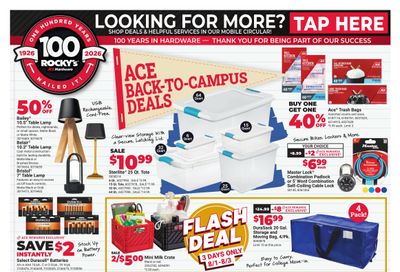Ace Hardware (IN, KY, OH) August Red Hot Buys Weekly Ad August 1 - 31, 2026