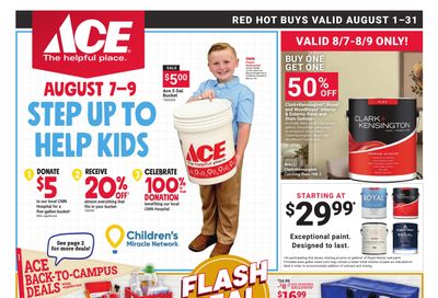 Ace Hardware August Month Long Red Hot Buys Weekly Ad August 1 - 31, 2026