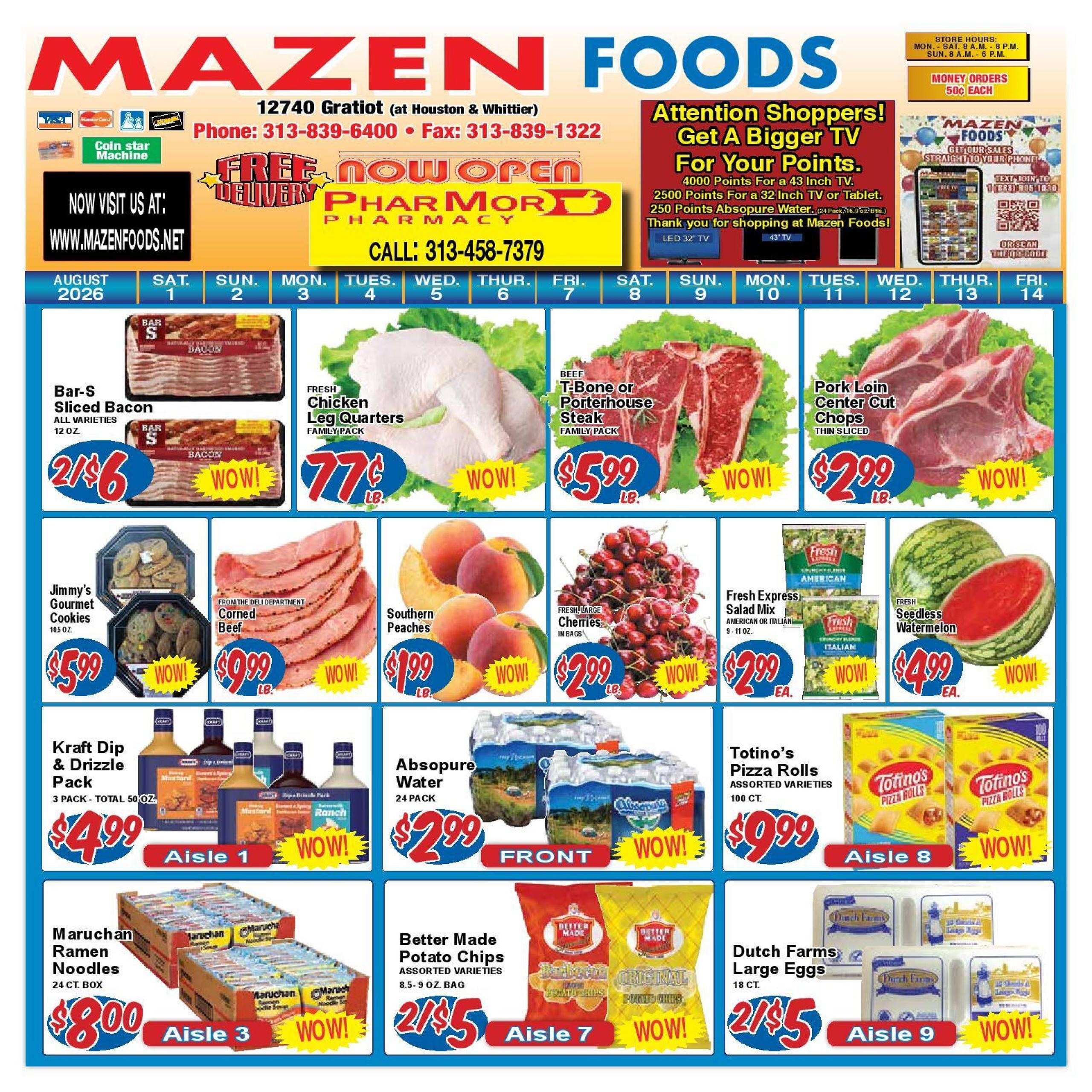 Mazen Foods (Detroit–Warren Area, MI) Weekly Ad August 1 - 14, 2026