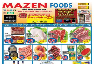 Mazen Foods (Detroit–Warren Area, MI) Weekly Ad August 1 - 14, 2026