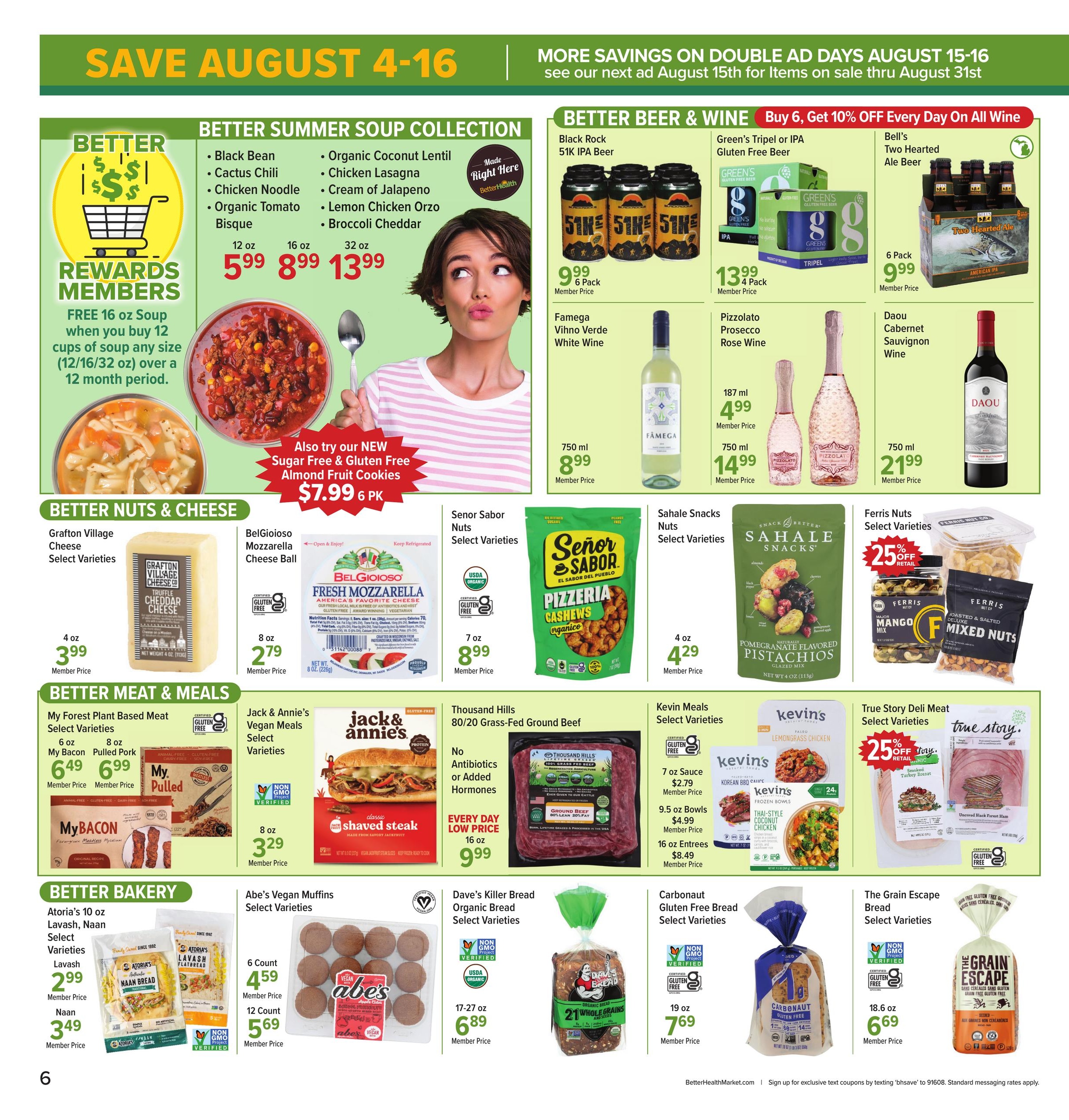 Better Health Market Weekly Ad August 1 - 16, 2026