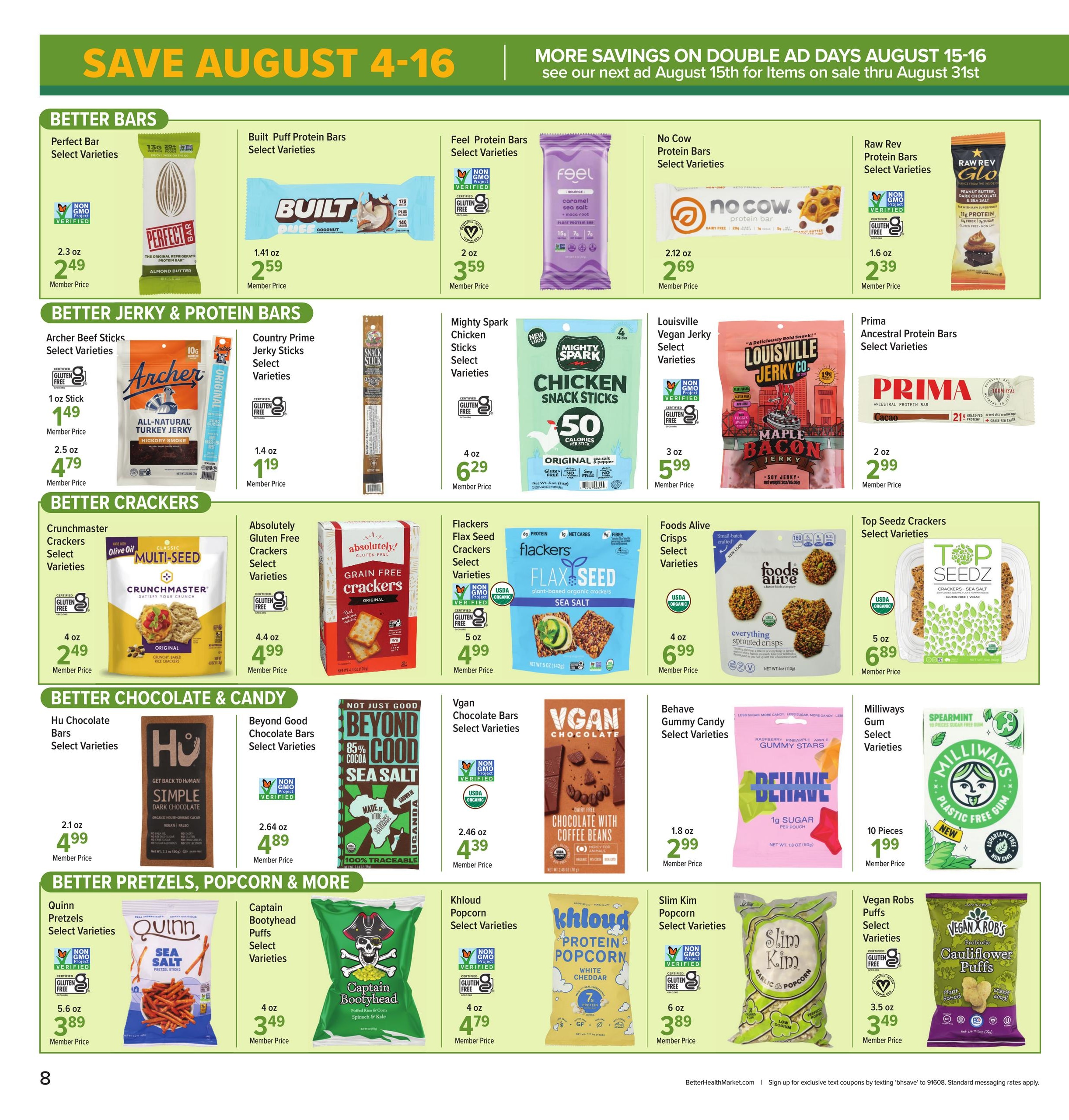 Better Health Market Weekly Ad August 1 - 16, 2026