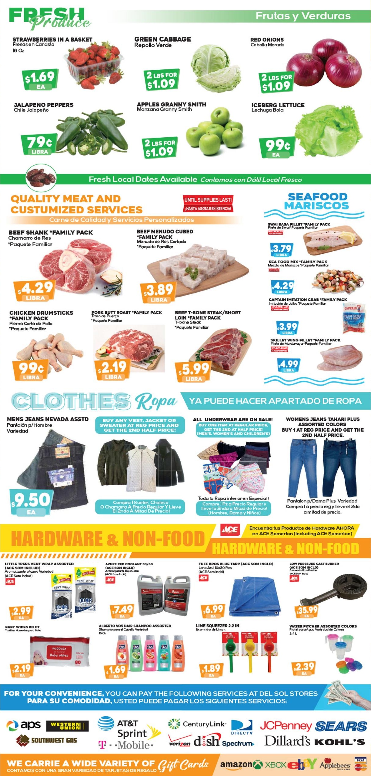 Del Sol IGA Weekly Ad April 3 - October 3, 2026