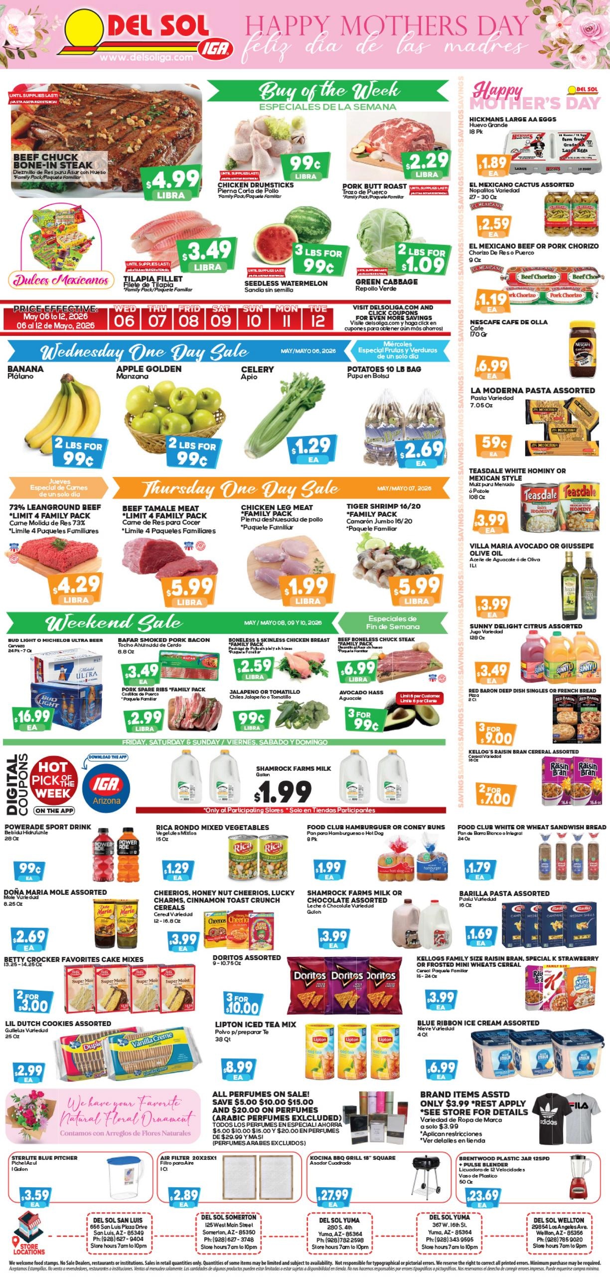 Del Sol IGA Weekly Ad June 5 - December 5, 2026