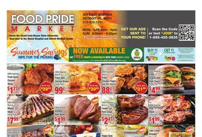 Food Pride Market Weekly Ad July 29 - August 11, 2026