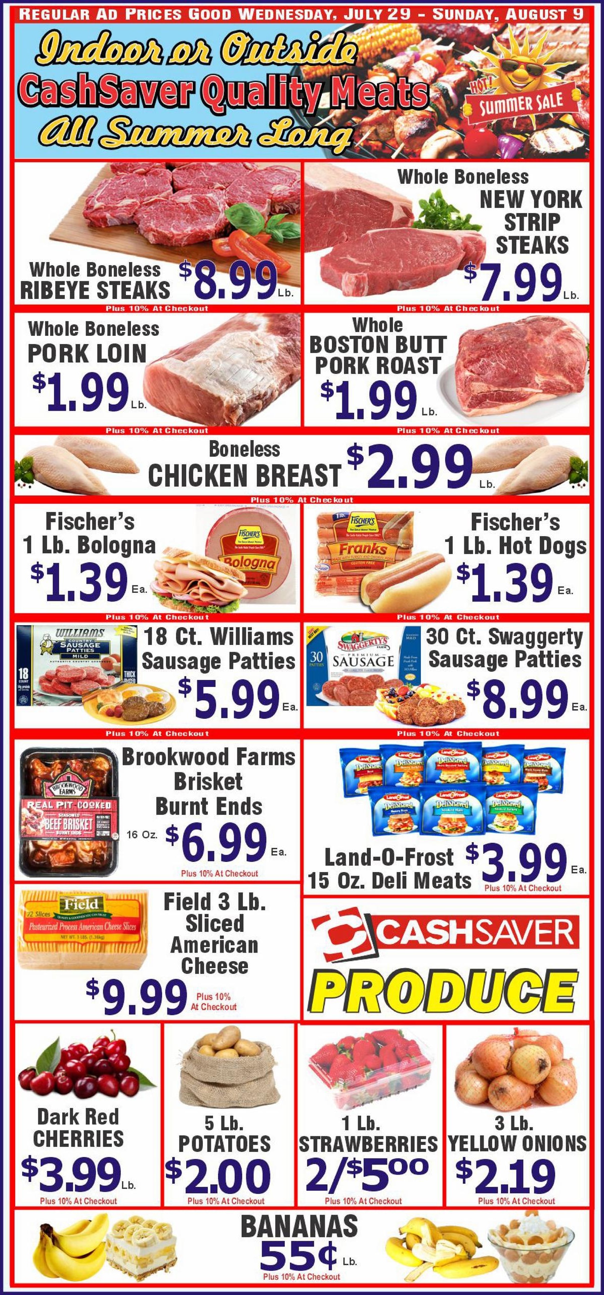Harlan Cash Saver (Arjay–Cumberland Area, KY) Weekly Ad July 29 - August 9, 2026