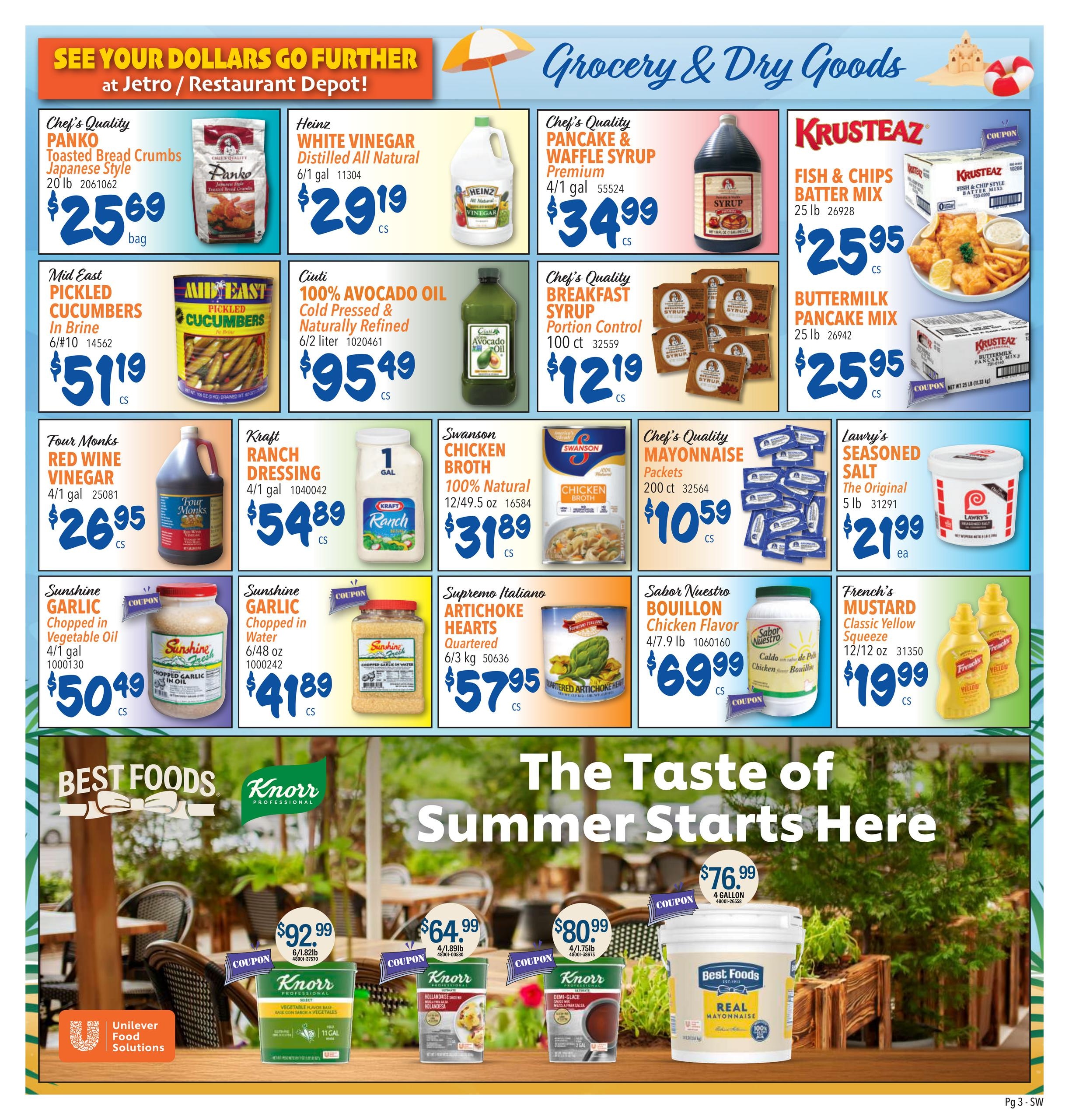 Restaurant Depot (AZ, NV) Weekly Ad August 1 - 31, 2026
