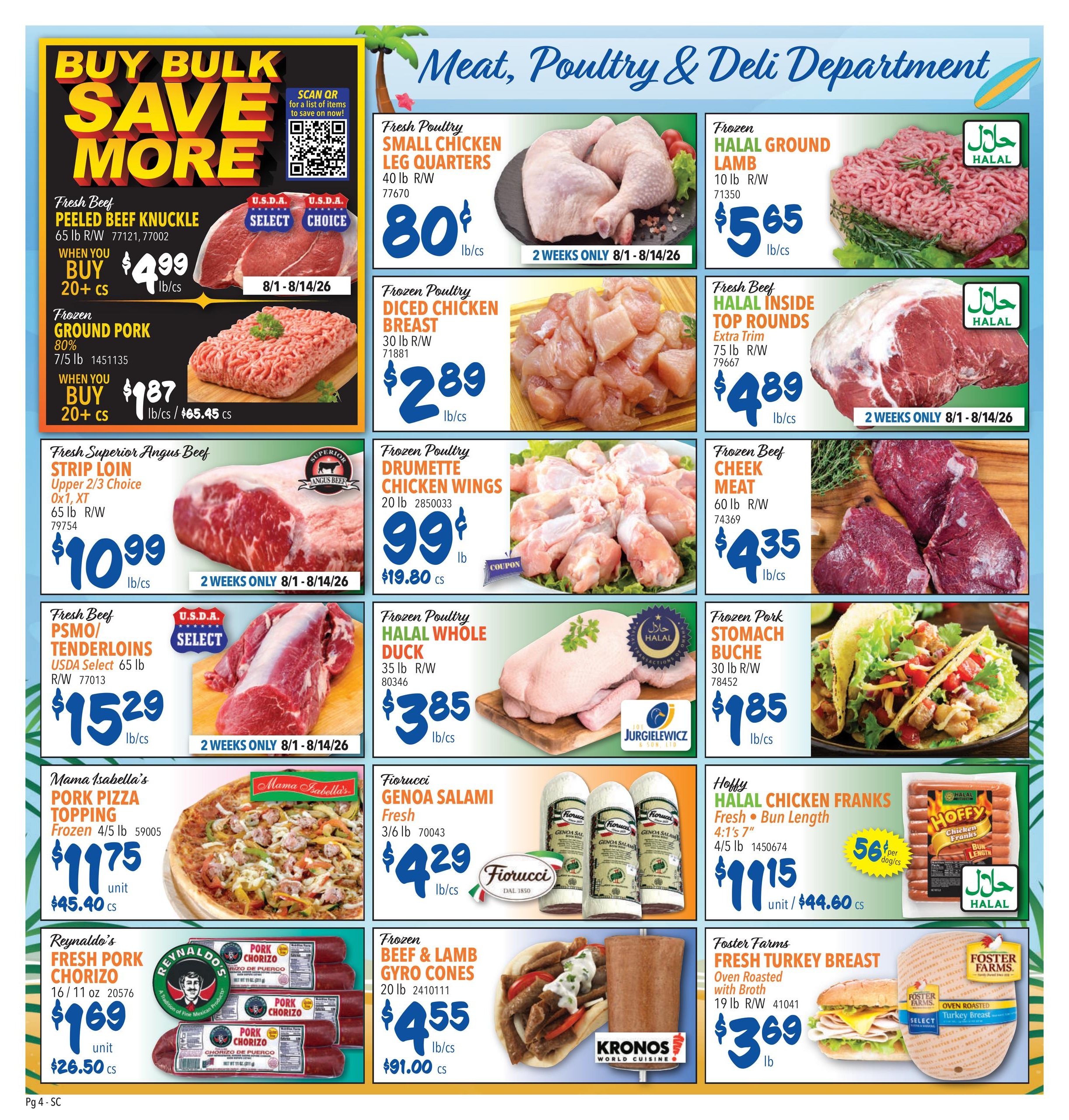 Restaurant Depot (Alhambra Area, CA) Weekly Ad August 1 - 31, 2026