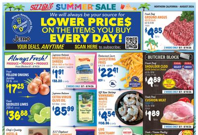 Restaurant Depot (Alviso Area, CA) Weekly Ad August 1 - 31, 2026