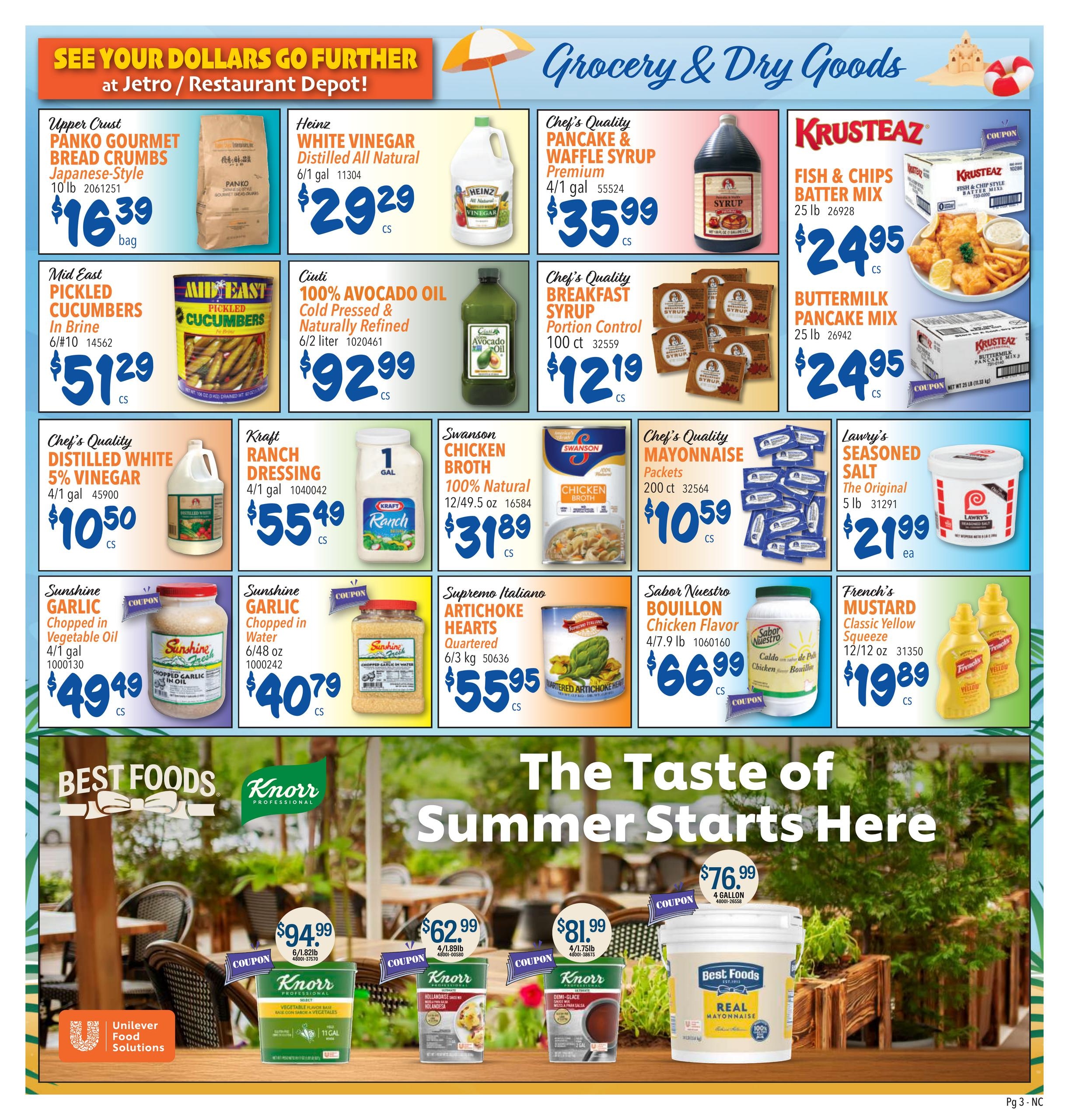 Restaurant Depot (Alviso Area, CA) Weekly Ad August 1 - 31, 2026