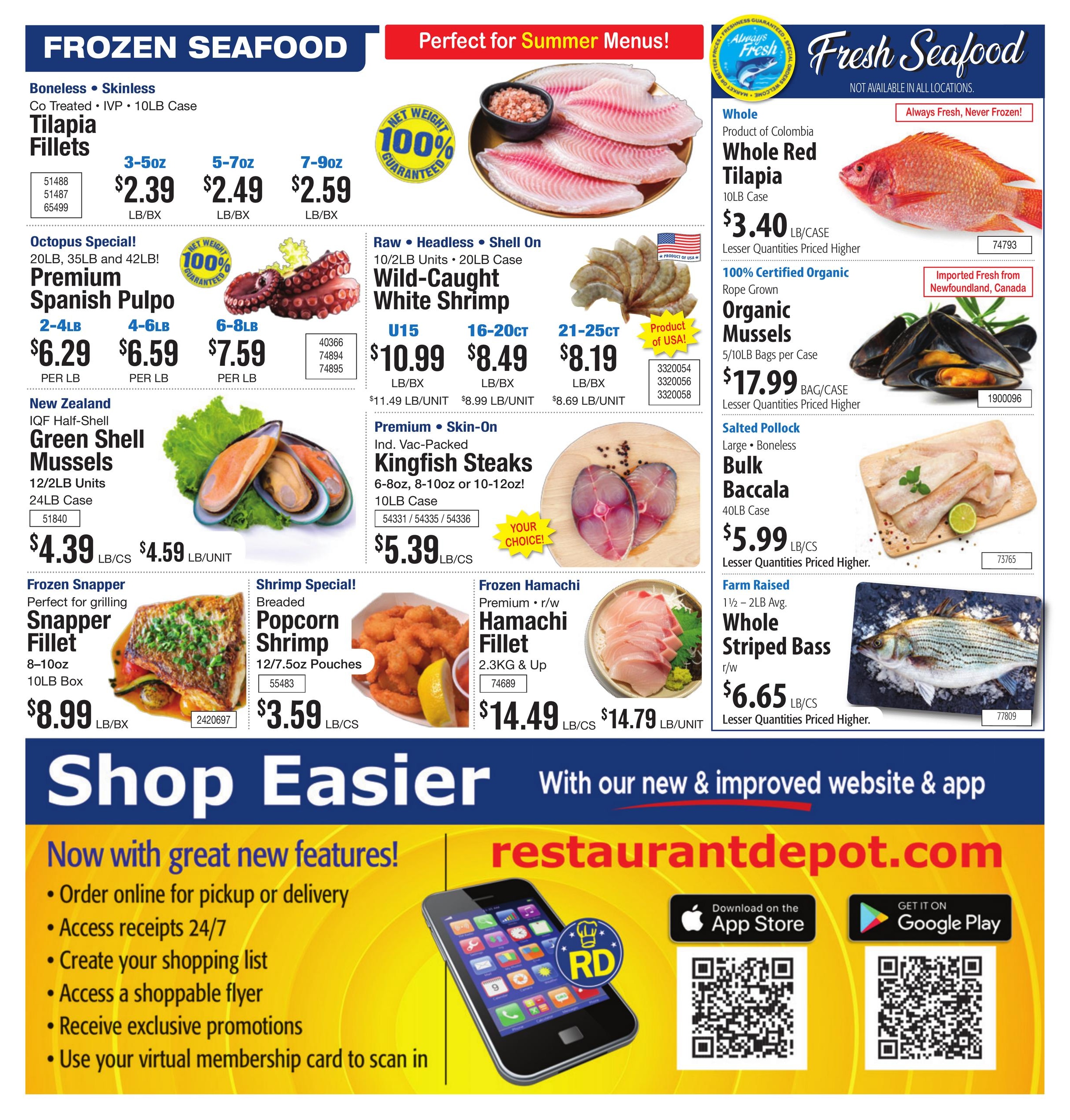Restaurant Depot (CT, MA) Weekly Ad August 1 - 31, 2026