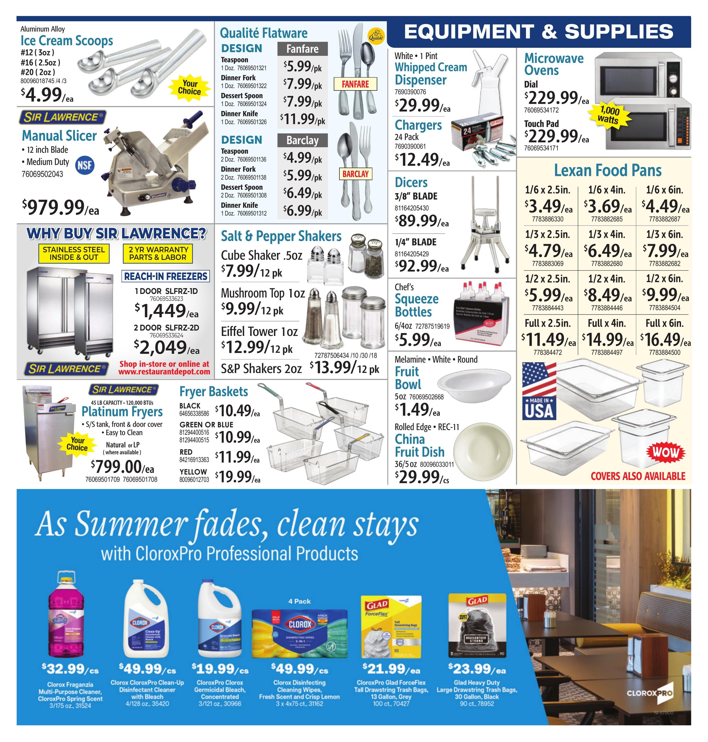 Restaurant Depot (CT, NY) Weekly Ad August 1 - 31, 2026